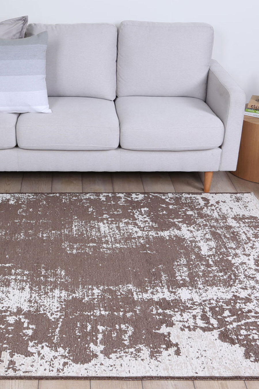 Large View Ryan Transitional Brown Rug(Size 170 x 120cm)