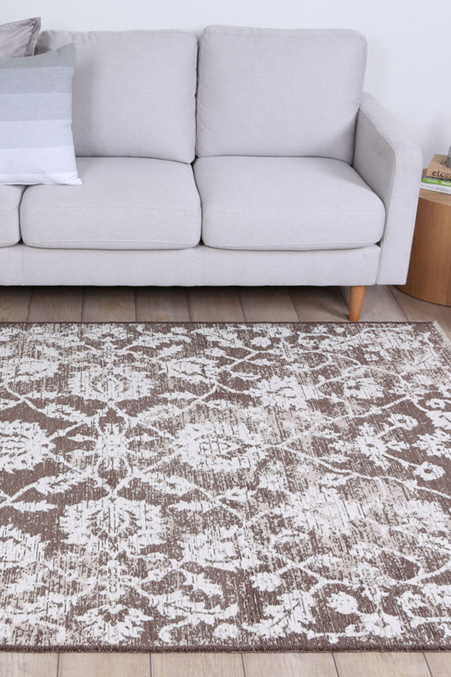 Large View Ryan Floral Transitional Rug(Size 170 x 120cm)