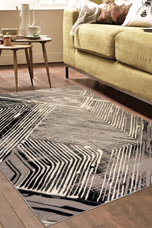 Large View Sade Contemorary Geometric Rug(Size 170 x 120cm)