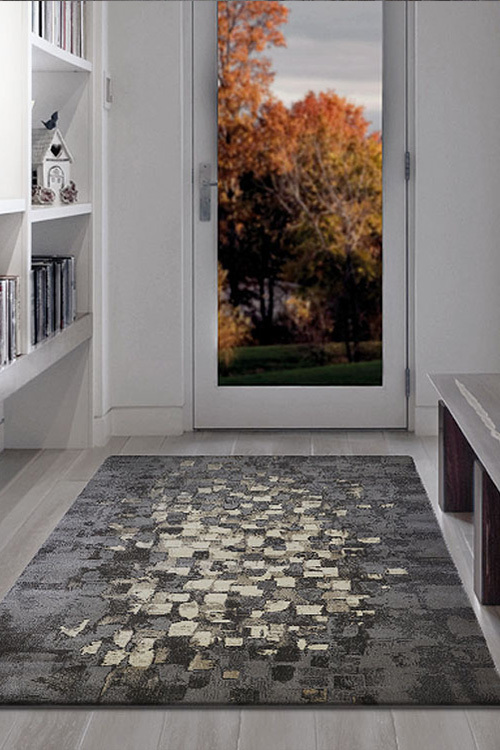 Large View Sade Contemporary Abstract Rug(Size 170 x 120cm)