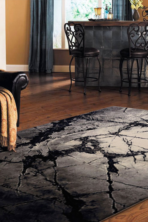 Sade Onyx Marble Pattern Rug(Size 170 x 120cm)