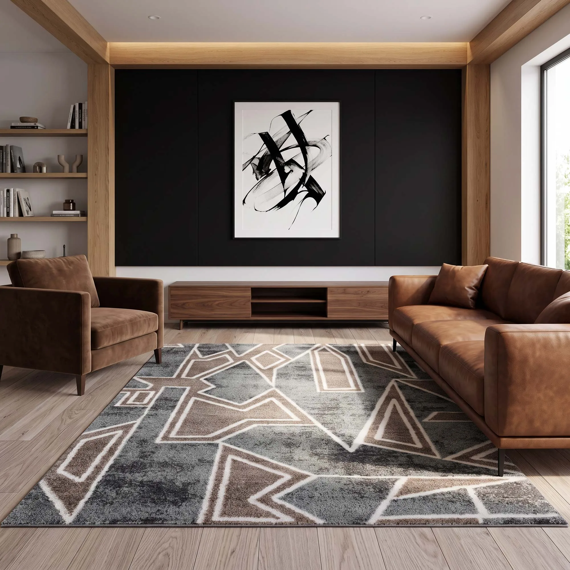 Sapore Modern Geometric Rug