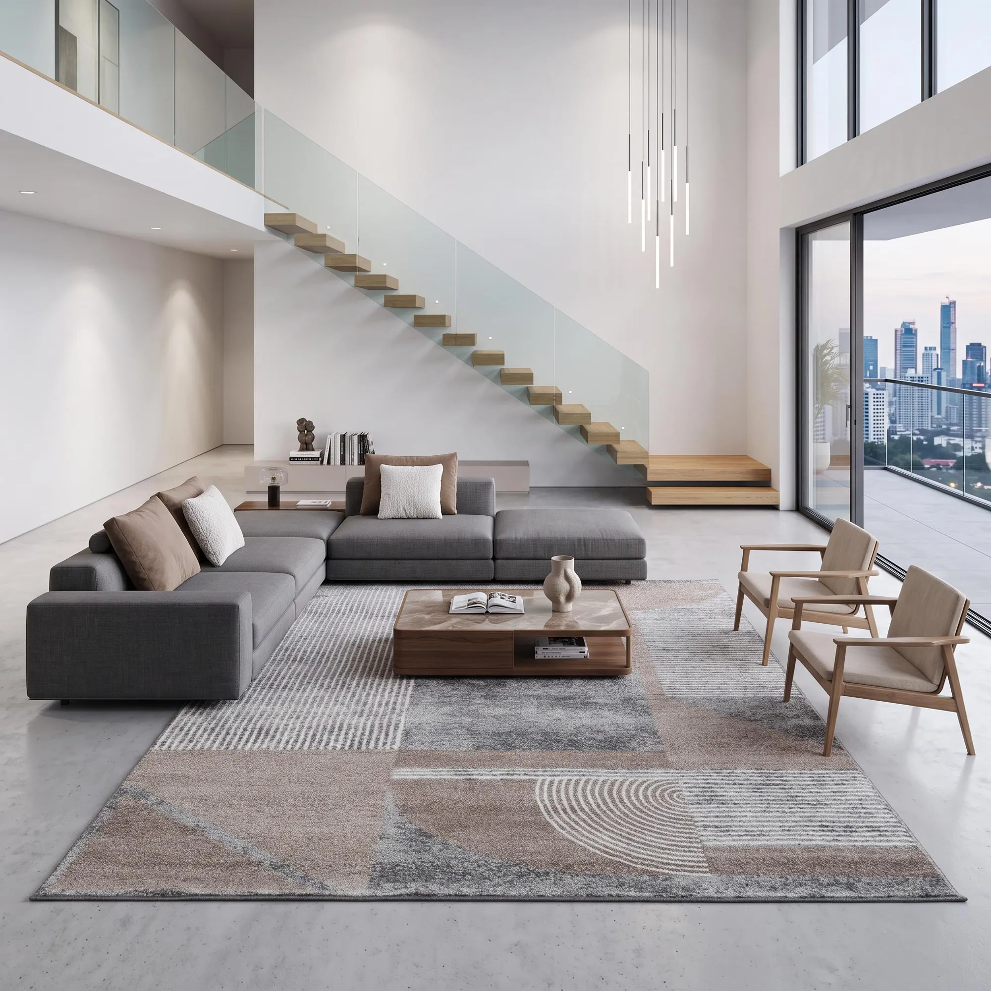 Sapore Modern Geometric Rug