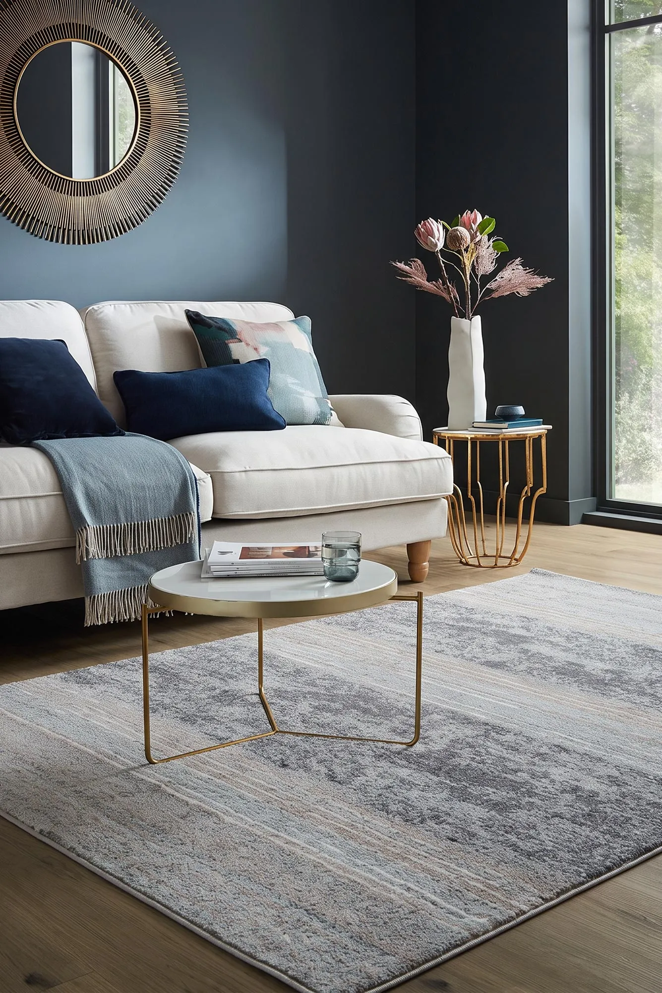 Sapore Contemporary Striped Rug(Size 230 x 160cm)