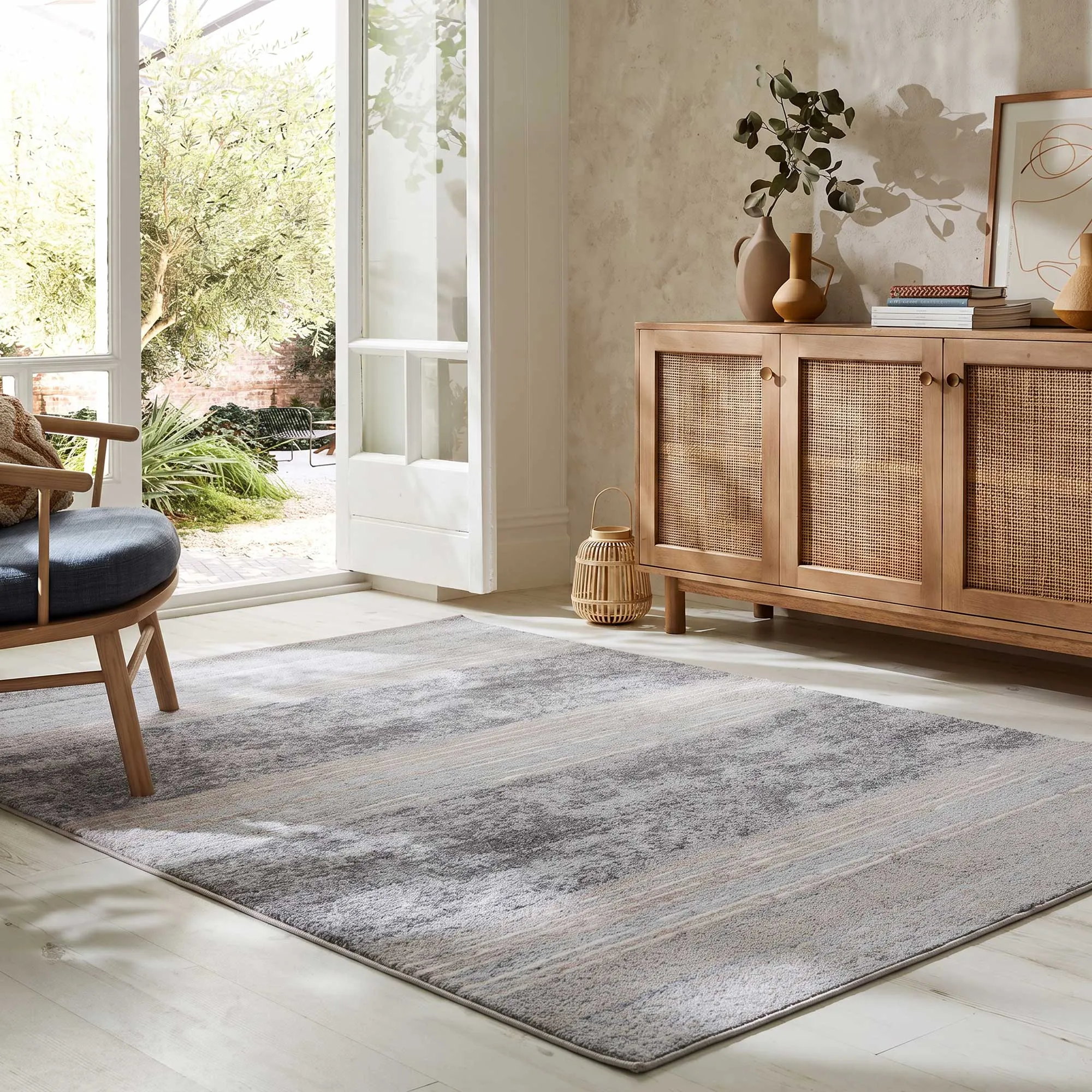 Sapore Contemporary Striped Rug