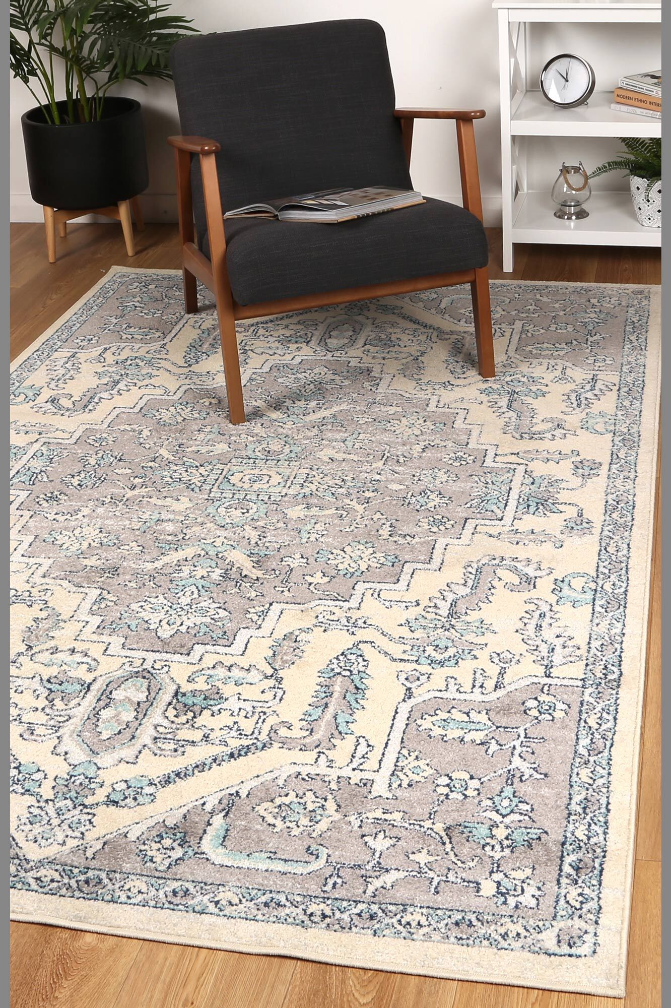 Large View Seth Traditional Medallion Rug(Size 230 x 160cm)