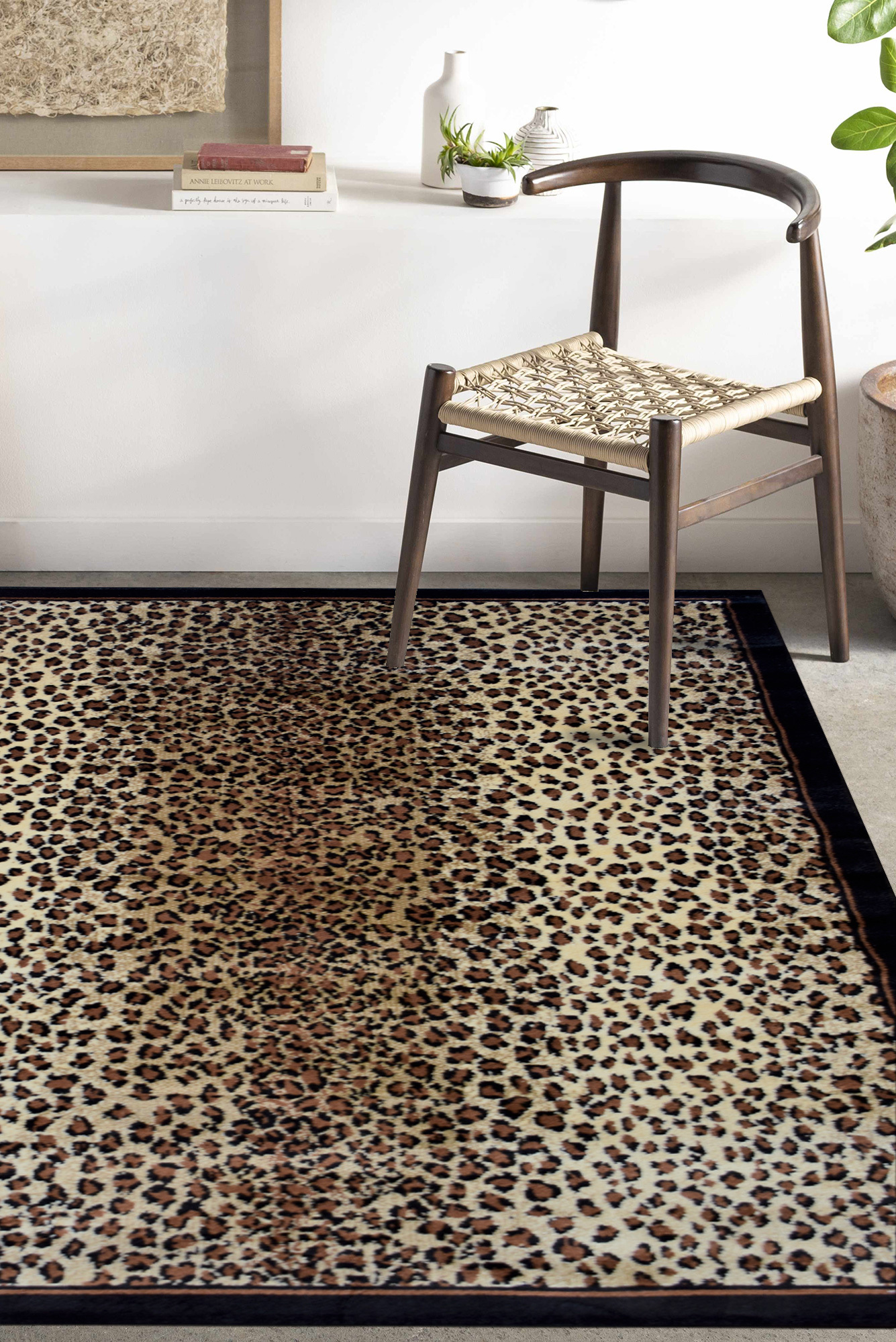 Safa Animal Print Rug | Leopard Spot Rug | Free Shipping