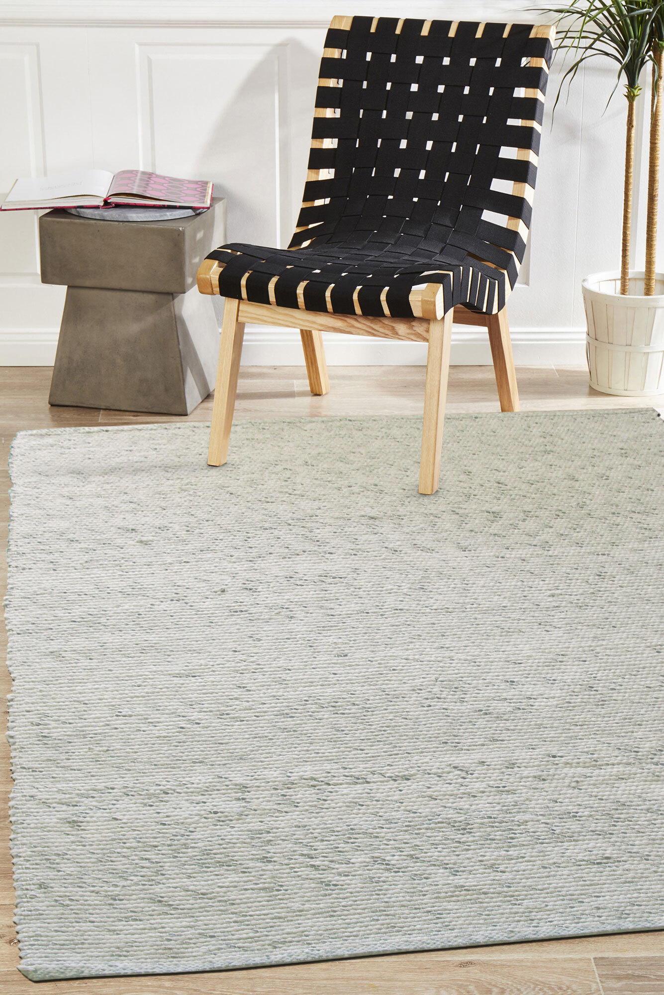 Studio Hand Loomed Wool Rug(Size 170 x 120cm)