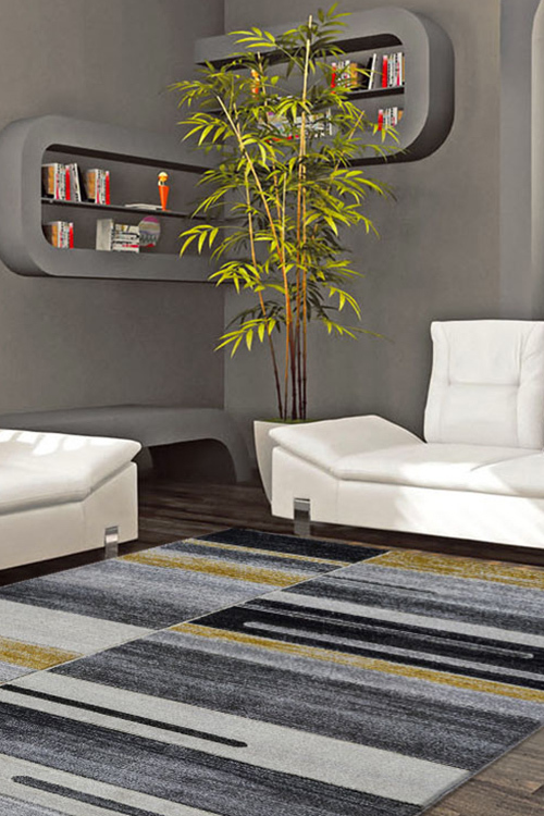 Large View Silas Contemporary Rug(Size 170 x 120cm)