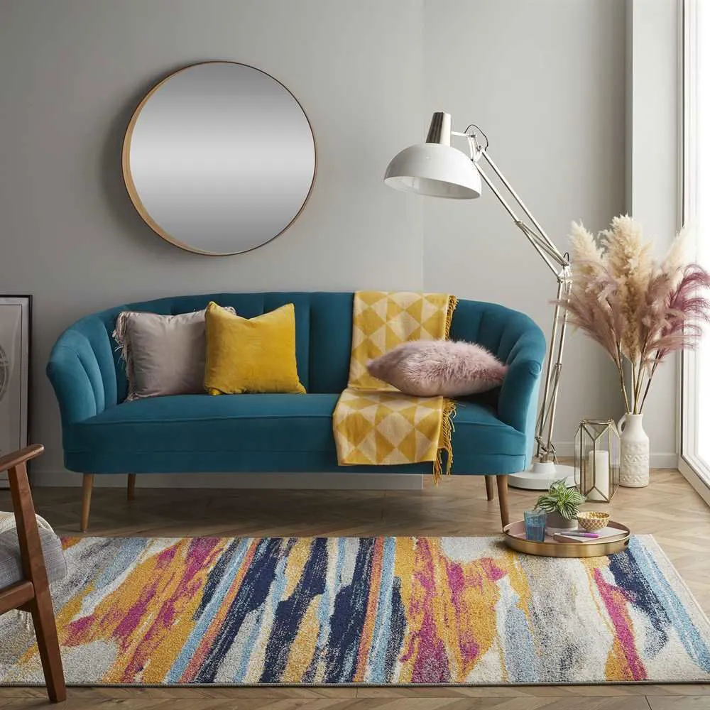 Sina Modern Striped Abstract Rug