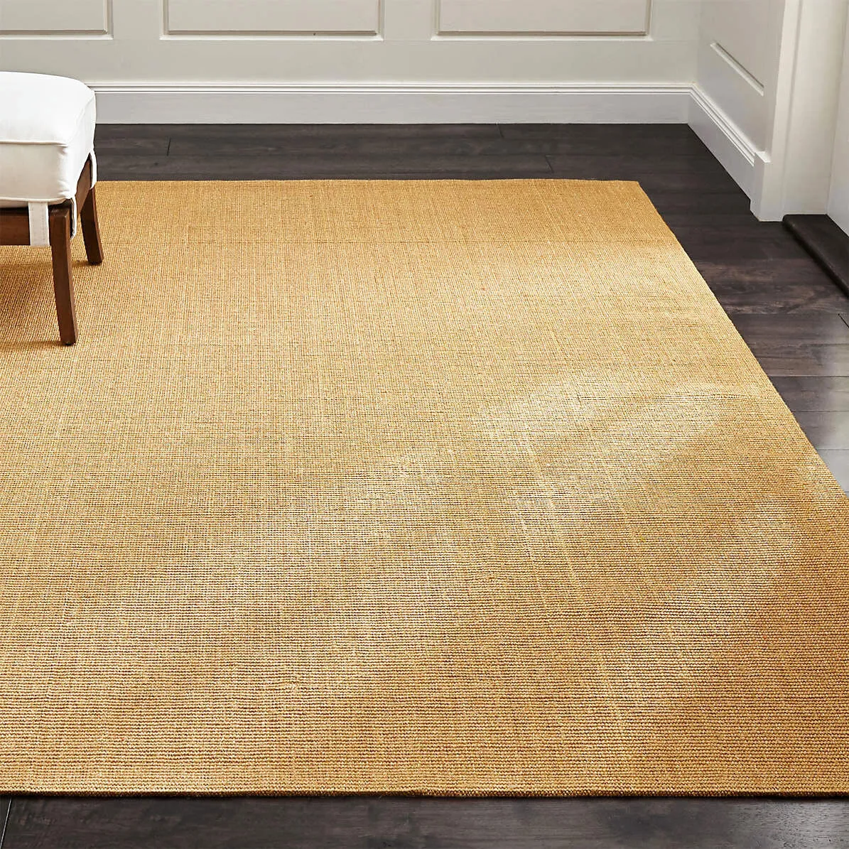 Large View Sisal Rubber Back Flatweave Rug