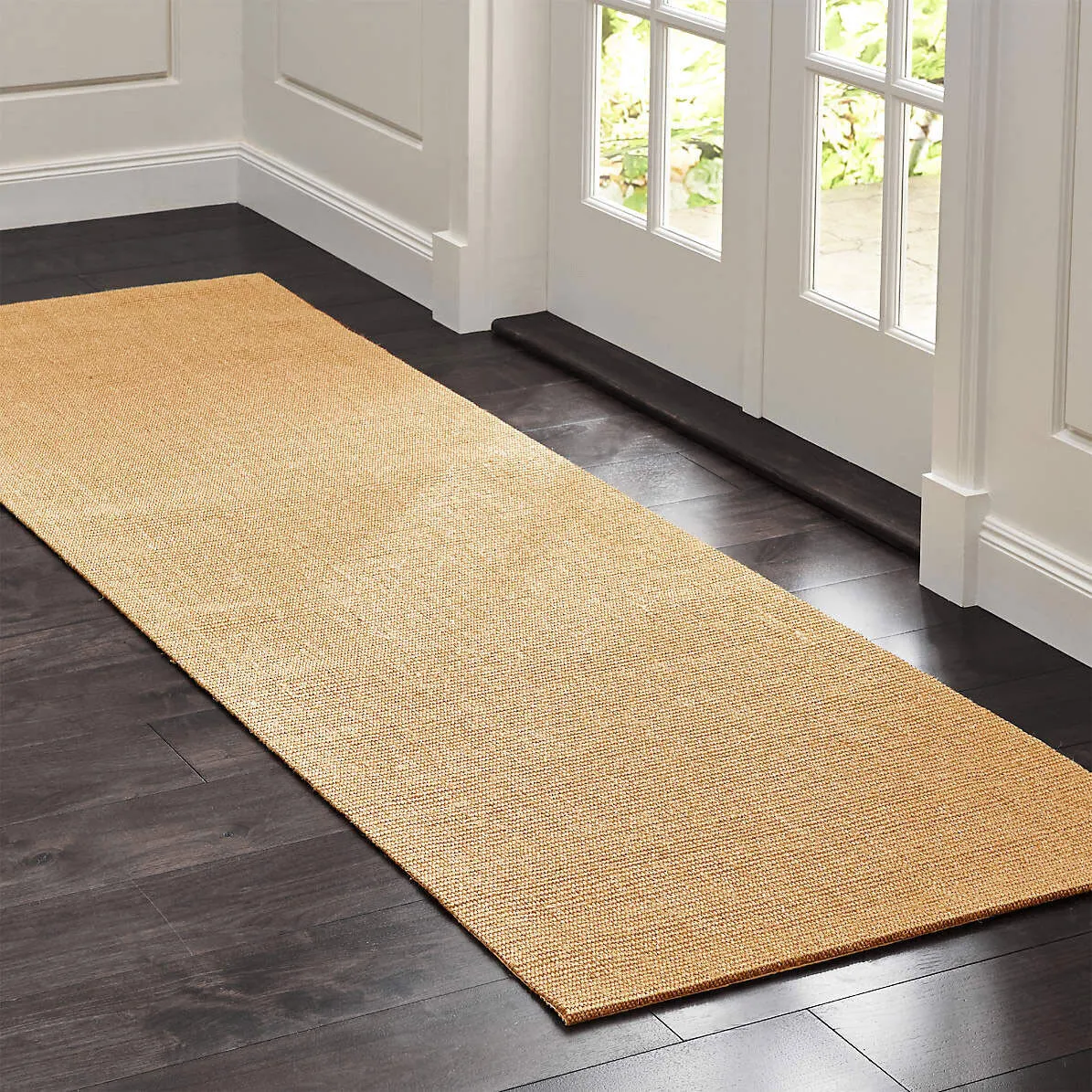 Large View Sisal Rubber Back Flatweave Rug