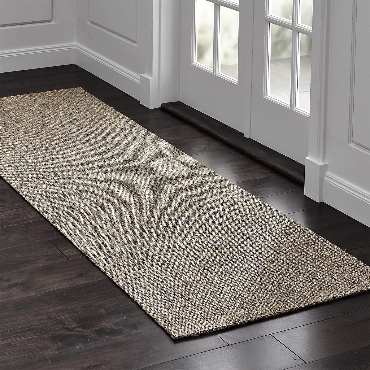 Large View Sisal Rubber Back Flatweave Rug