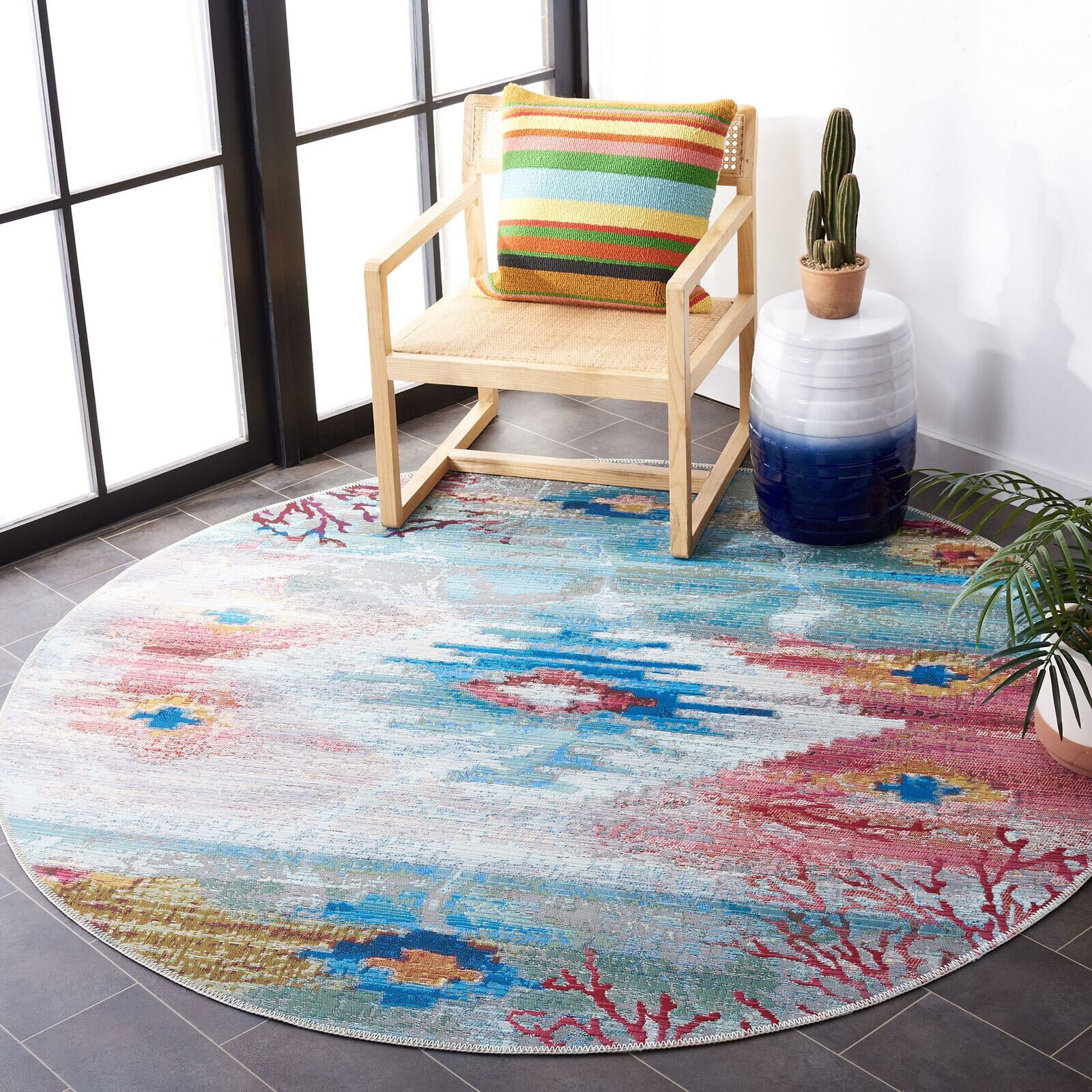 Large View Sole Coral Indoor & Outdoor Rug