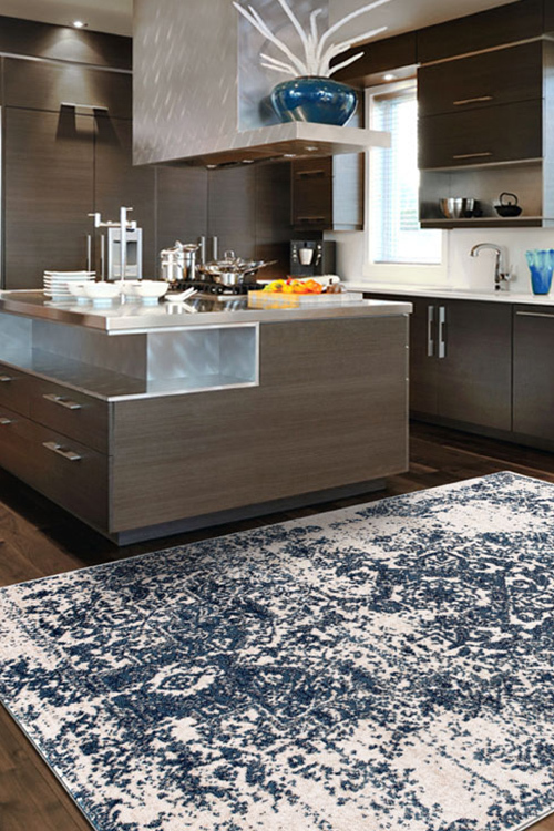 Sonia Classic Blue Overdyed Rug(Size 290 x 200cm)