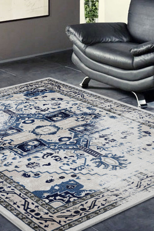 Large View Sonia Transitional Medallion Rug(Size 150 x 80cm)