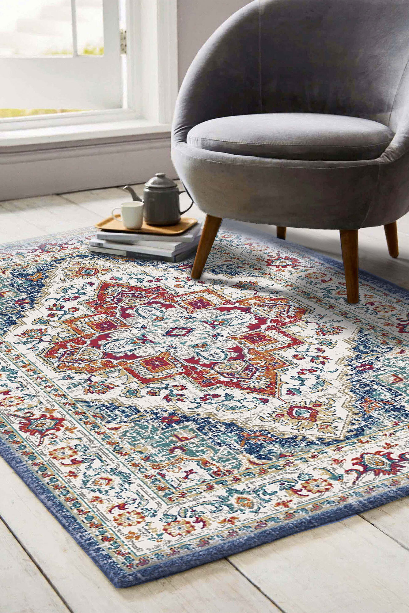 Sophia Classic Geometric Rug(Size 230 x 160cm)