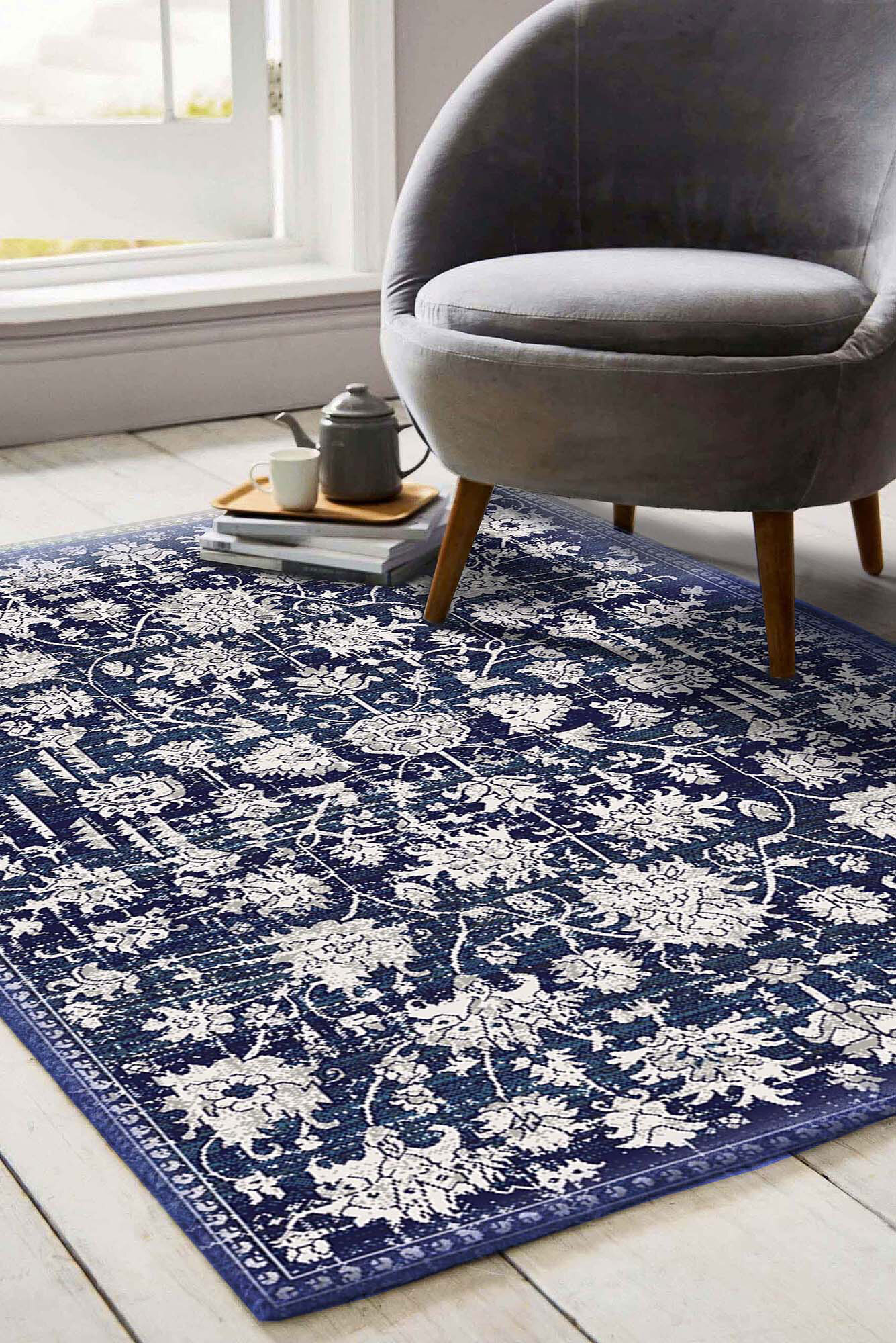Large View Sophia Floral Classic Rug(Size 230 x 160cm)