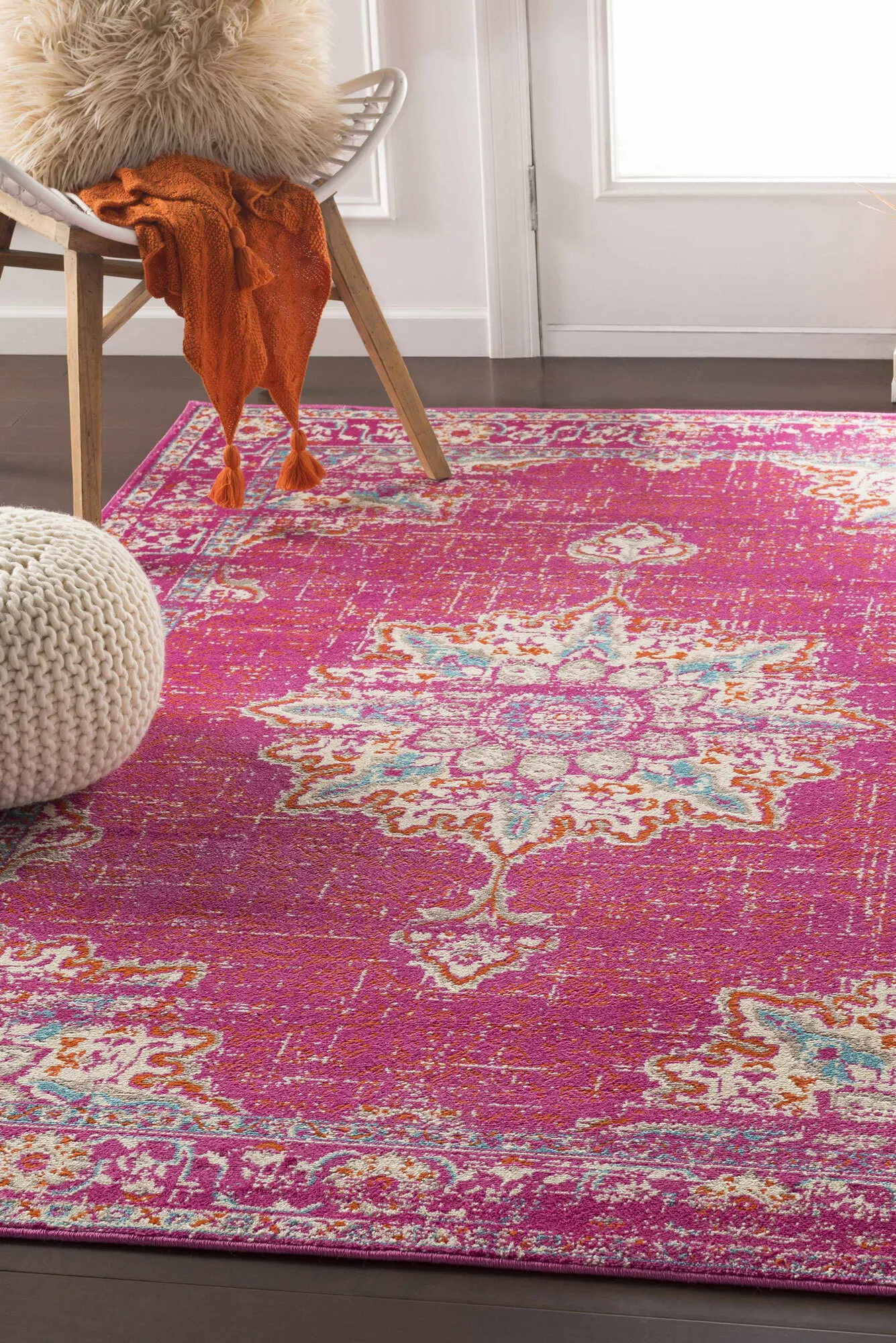 Space Traditional Medallion Rug(Size 220 x 150cm)