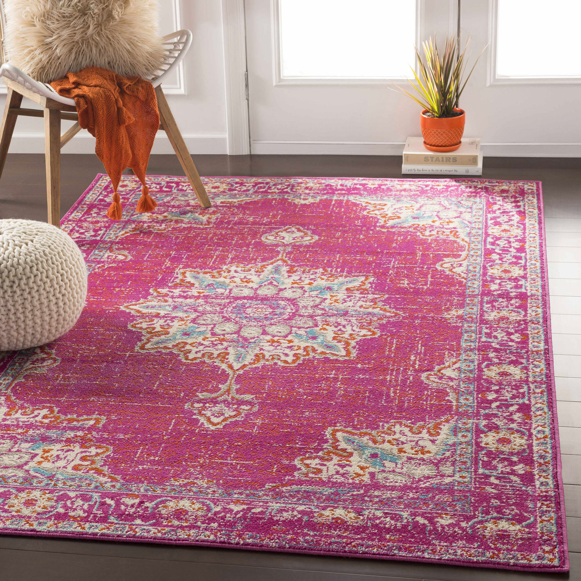 Space Traditional Medallion Rug(Size 220 x 150cm)