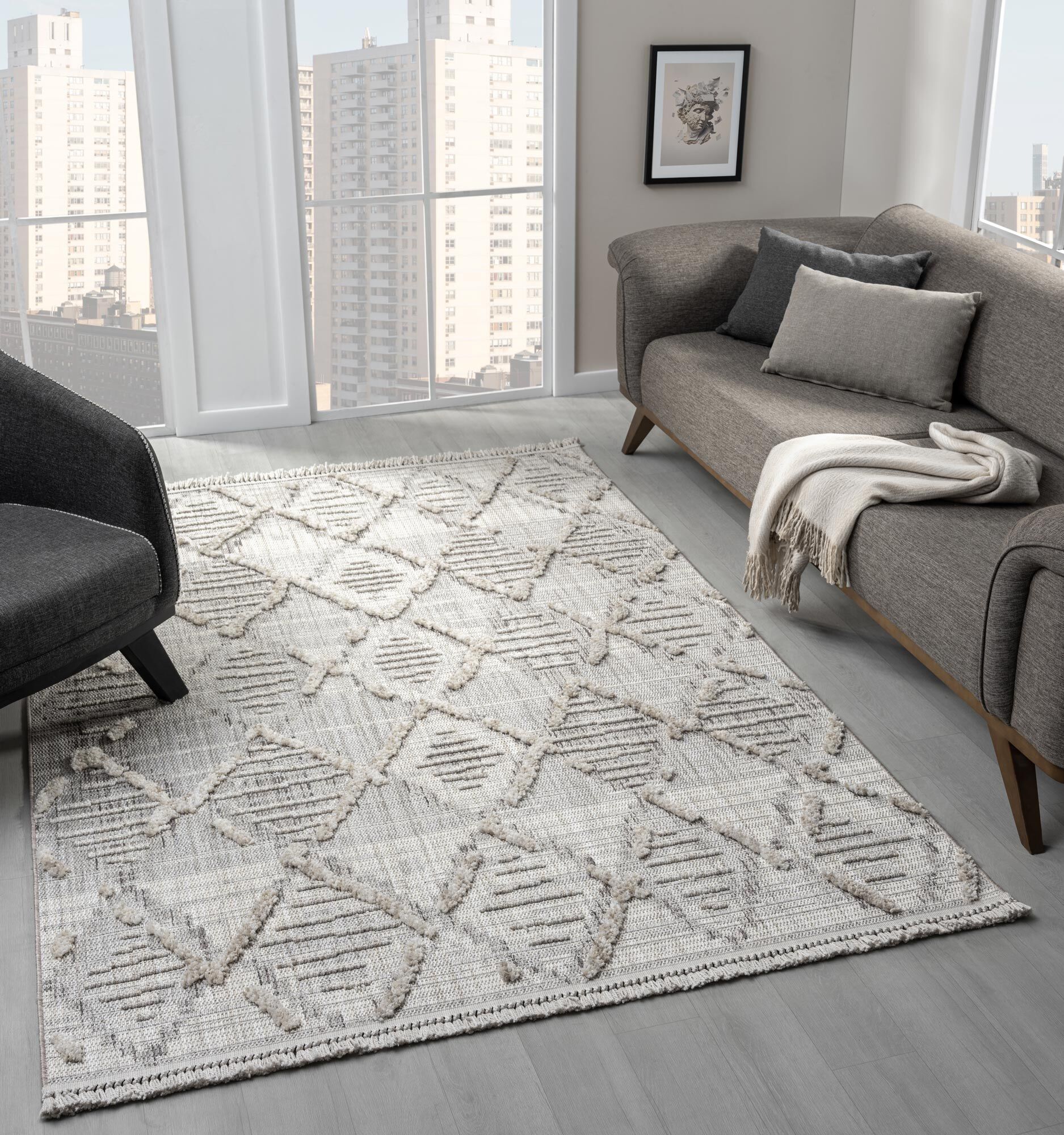 Large View Spain Moroccan Trellis Rug
