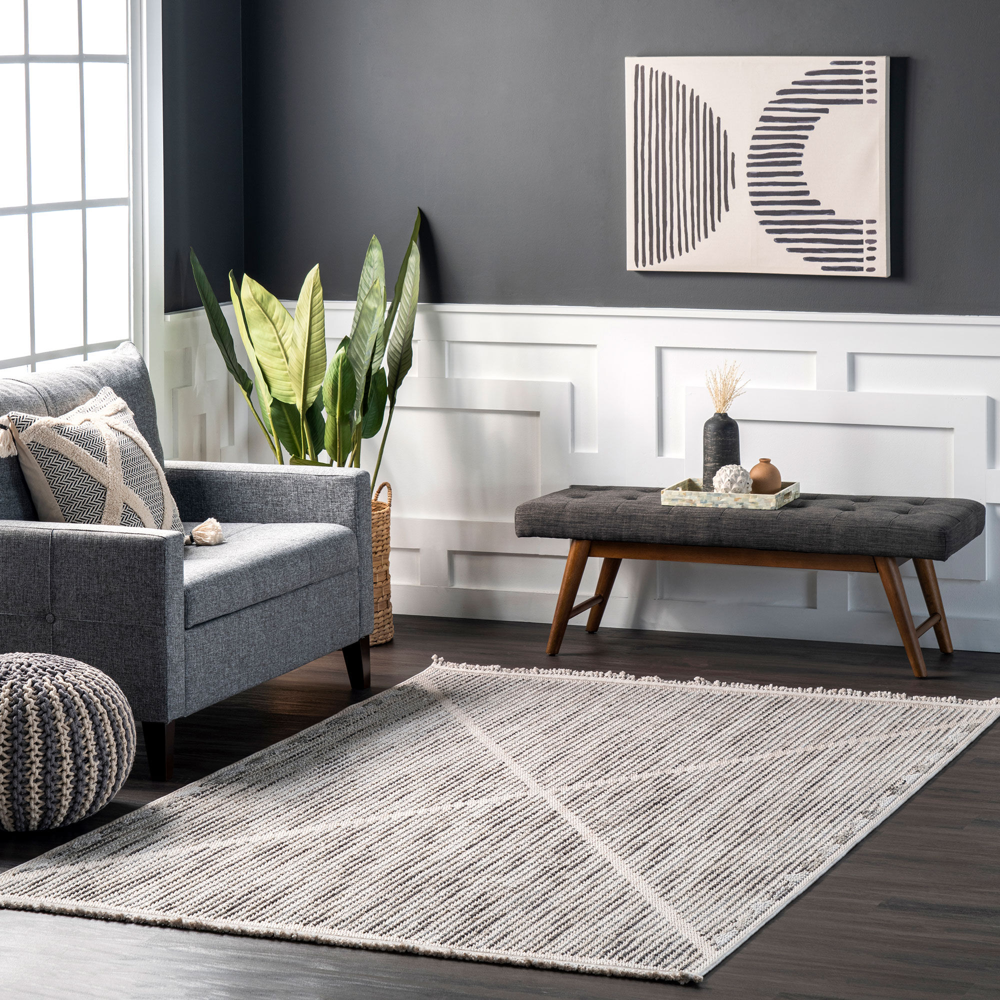 Large View Spain Modern Geometric Rug