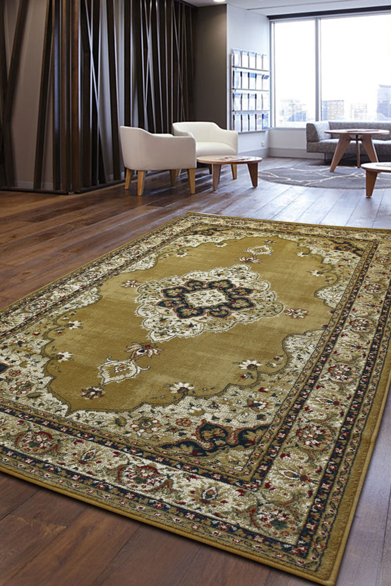 Sydney Traditional Medallion Rug(Size 170 x 120cm)