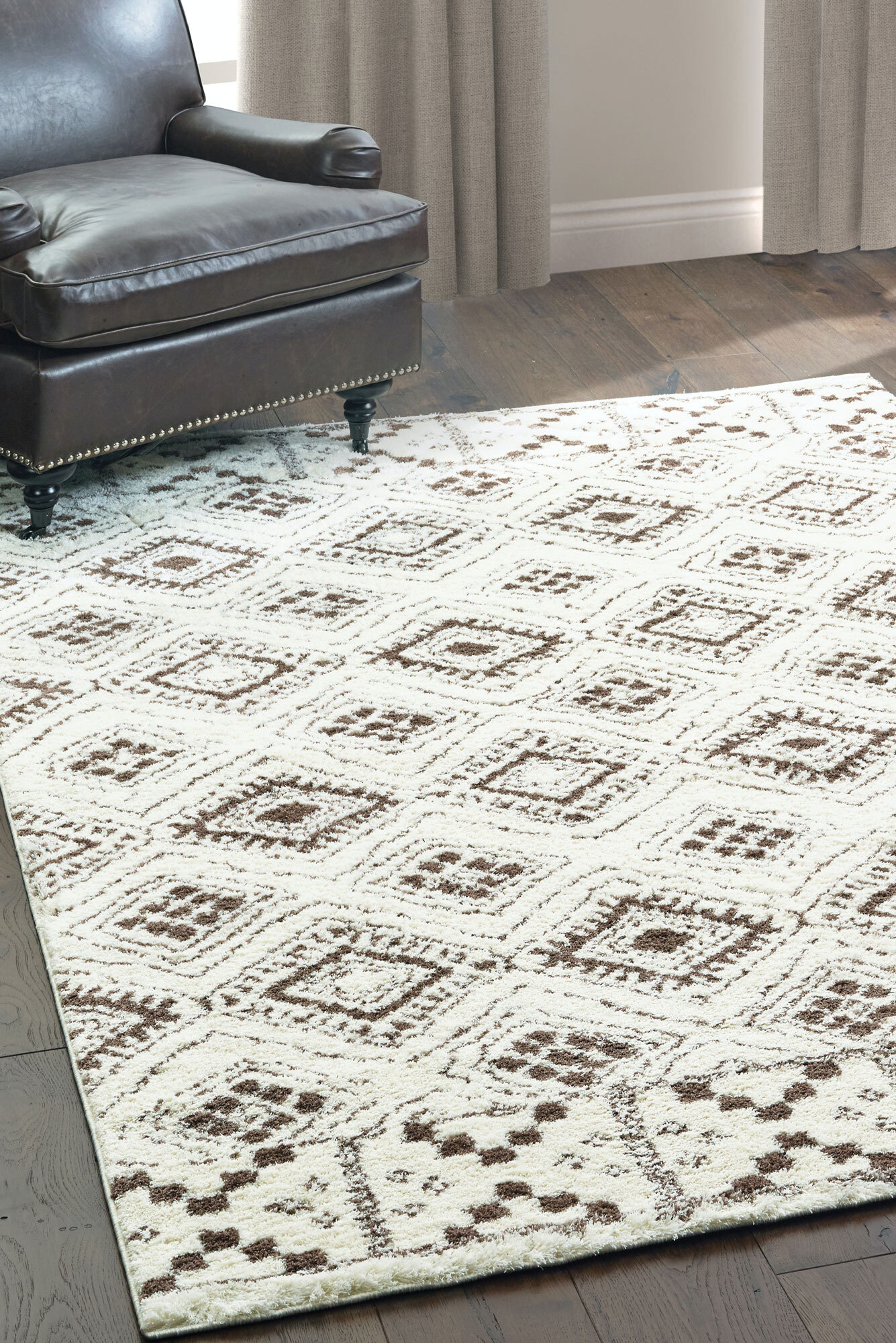 Large View Sofia Moroccan Geometric Rug(Size 170 x 120cm)