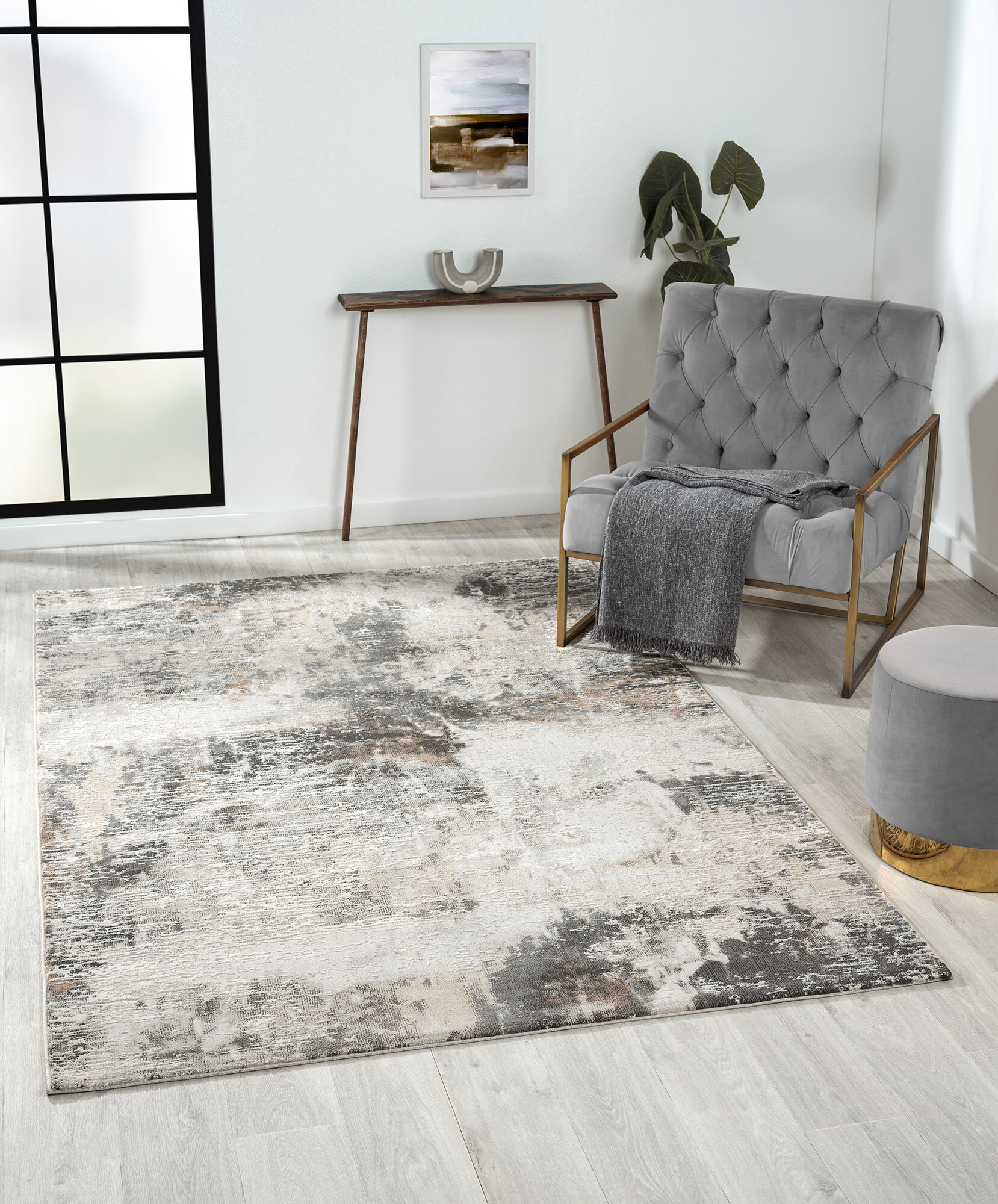 Seve Contemporary Abstract Rug(Size 230 x 153cm)