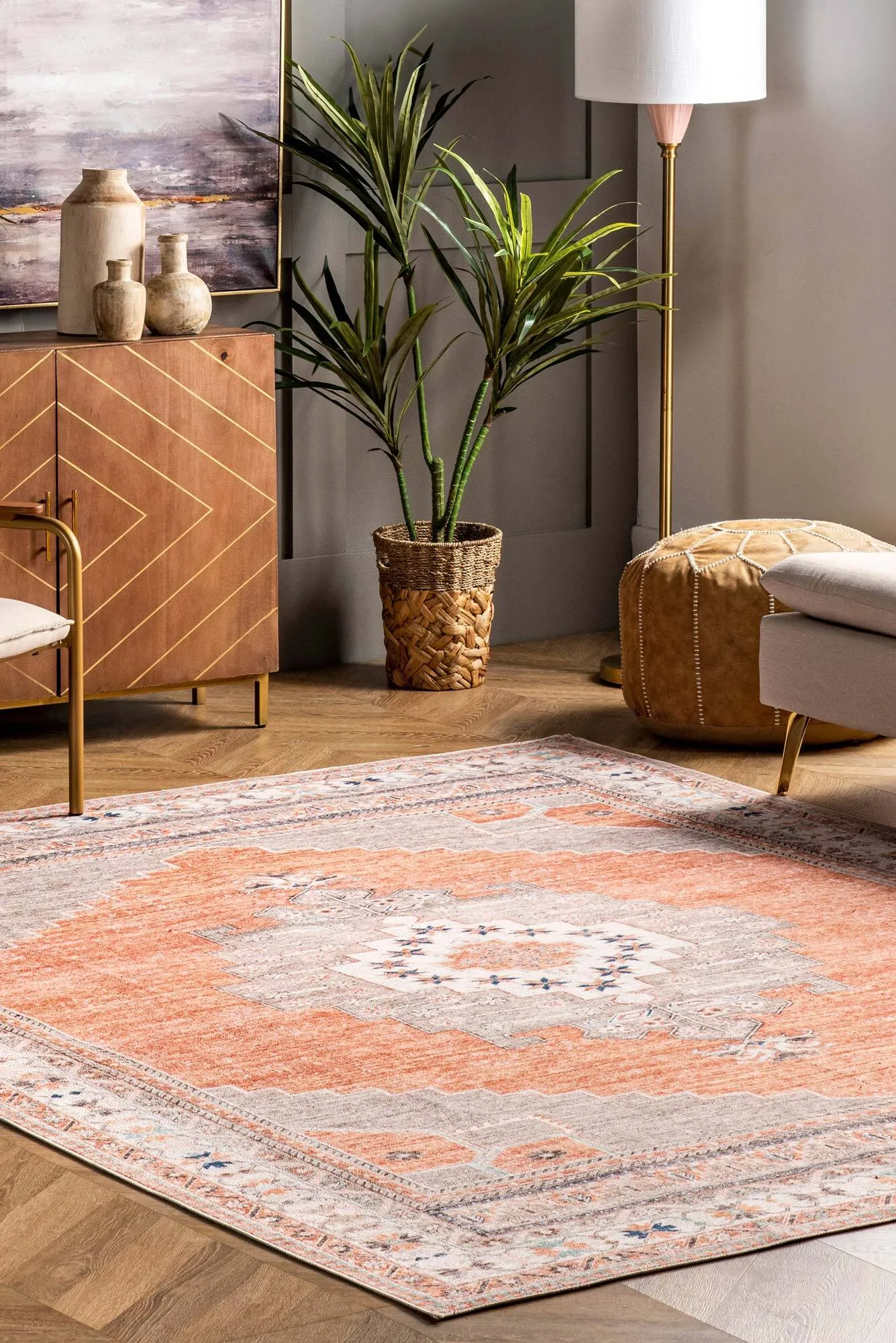 Large View Timeless Classic Medallion Rug(Size 240 x 152cm)