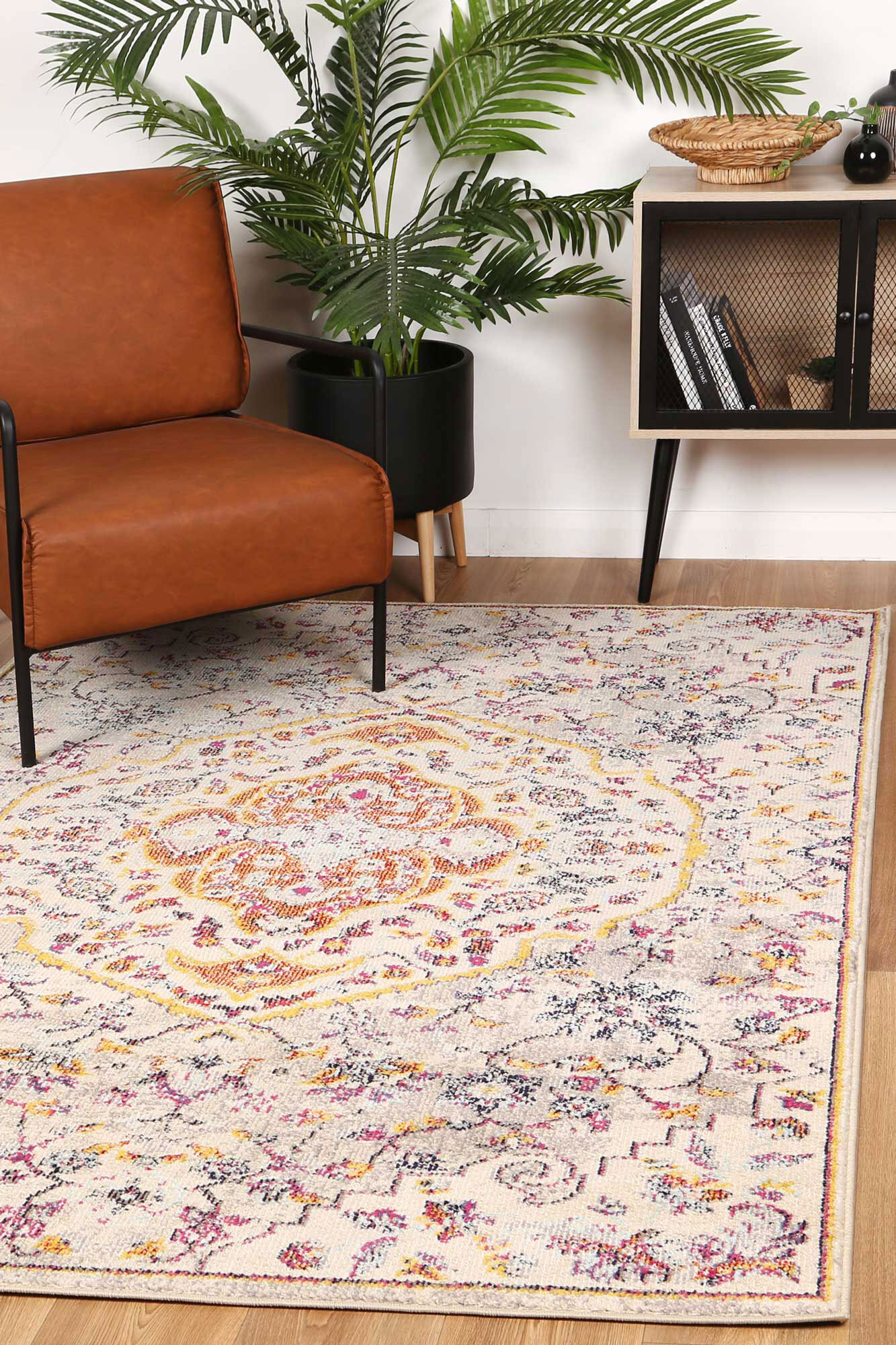 Large View Tina Traditional Medallion Rug(Size 230 x 160cm)