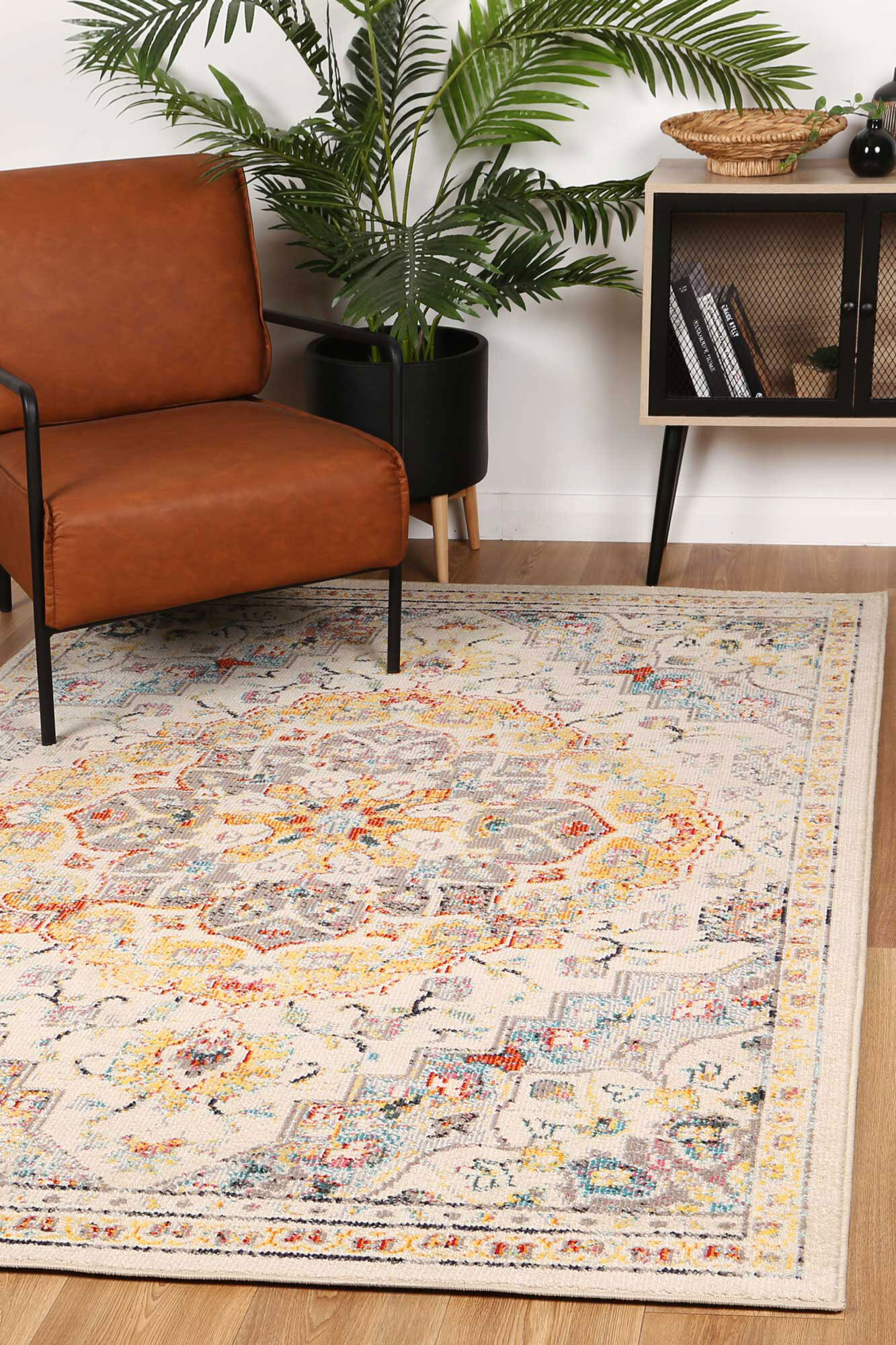 Large View Tina Floral Traditional Rug(Size 230 x 160cm)