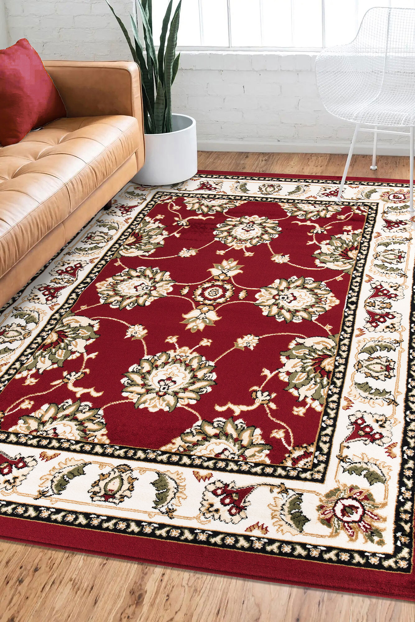 Large View Toni Traditional Floral Rug(Size 230 x 160cm)