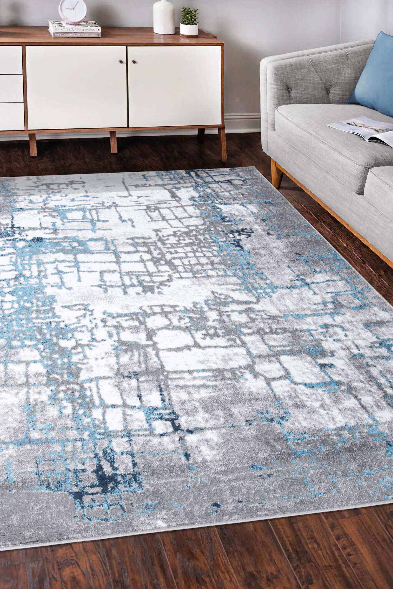 Toni Contemporary Abstract Rug(Size 230 x 160cm)