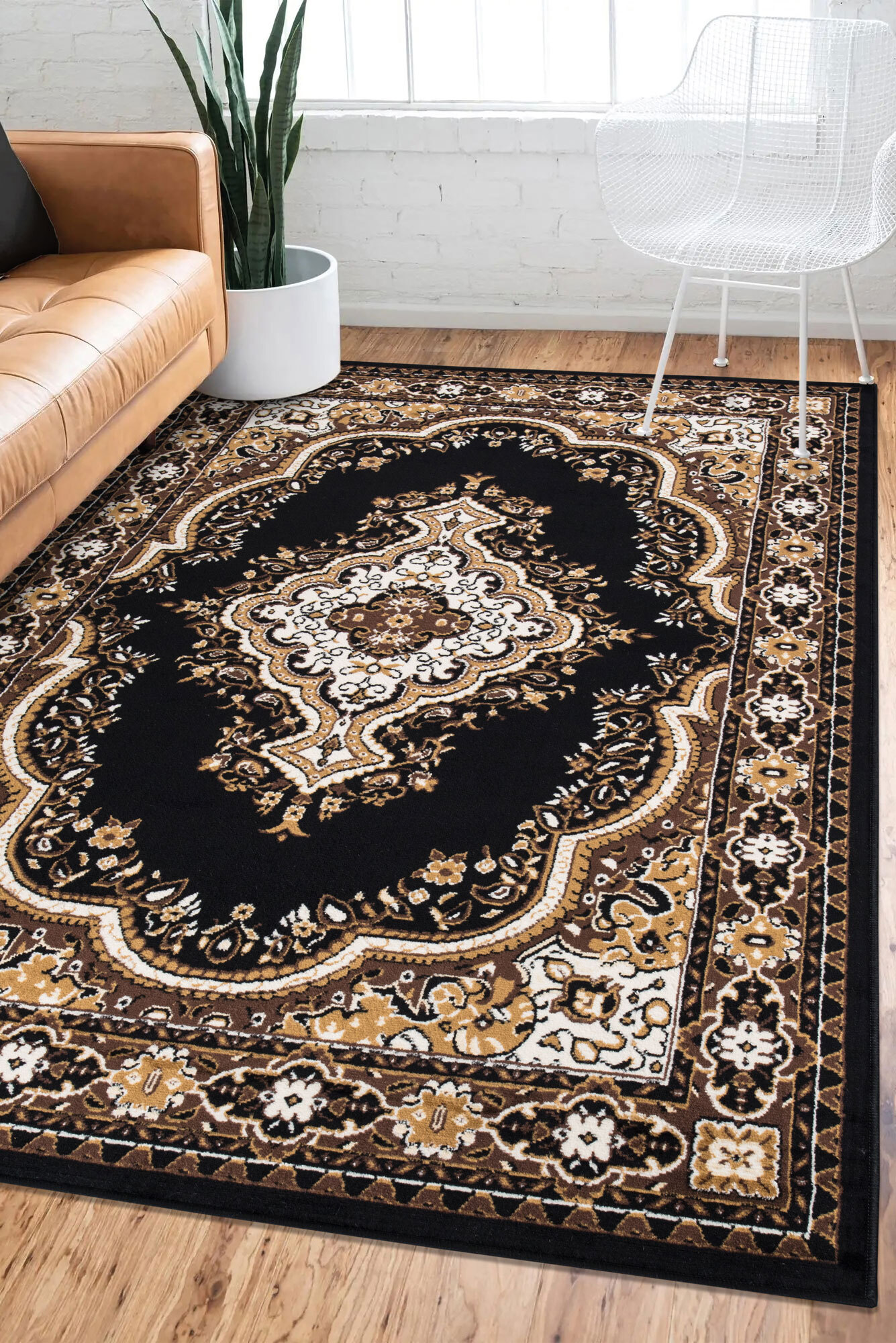 Large View Toni Traditional Medallion Rug(Size 230 x 160cm)