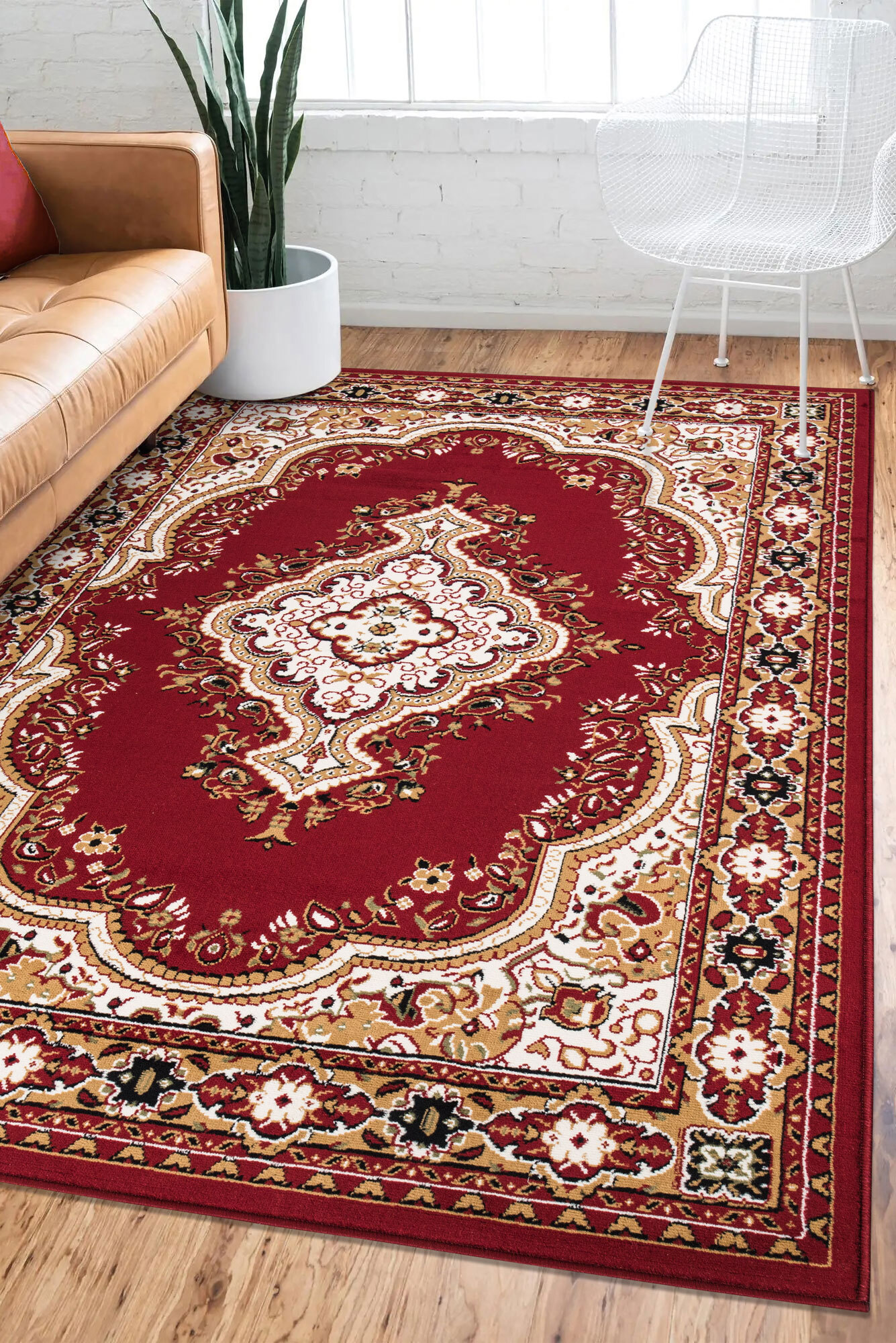 Large View Toni Traditional Medallion Rug(Size 230 x 160cm)