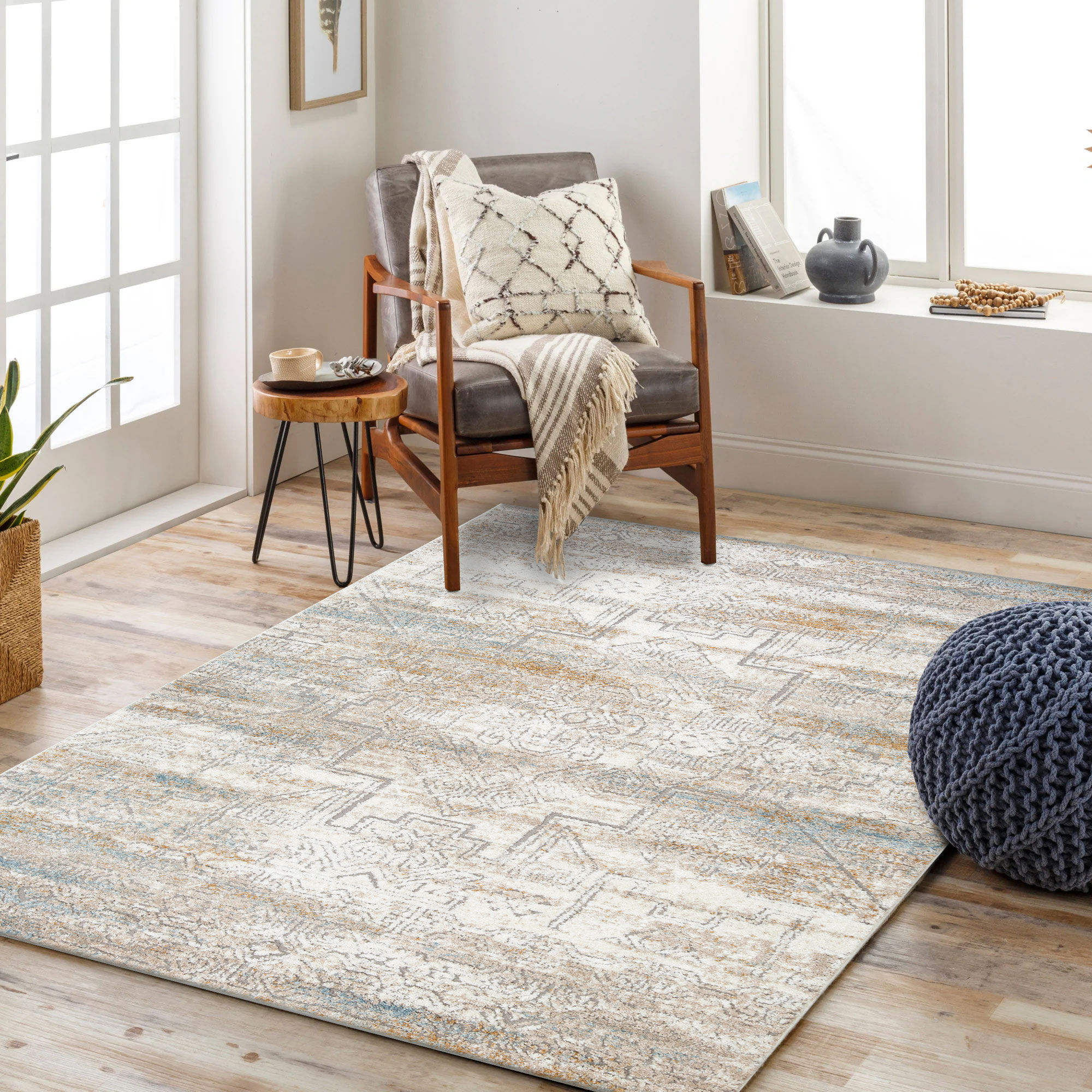 Large View Venus Medallion Rug