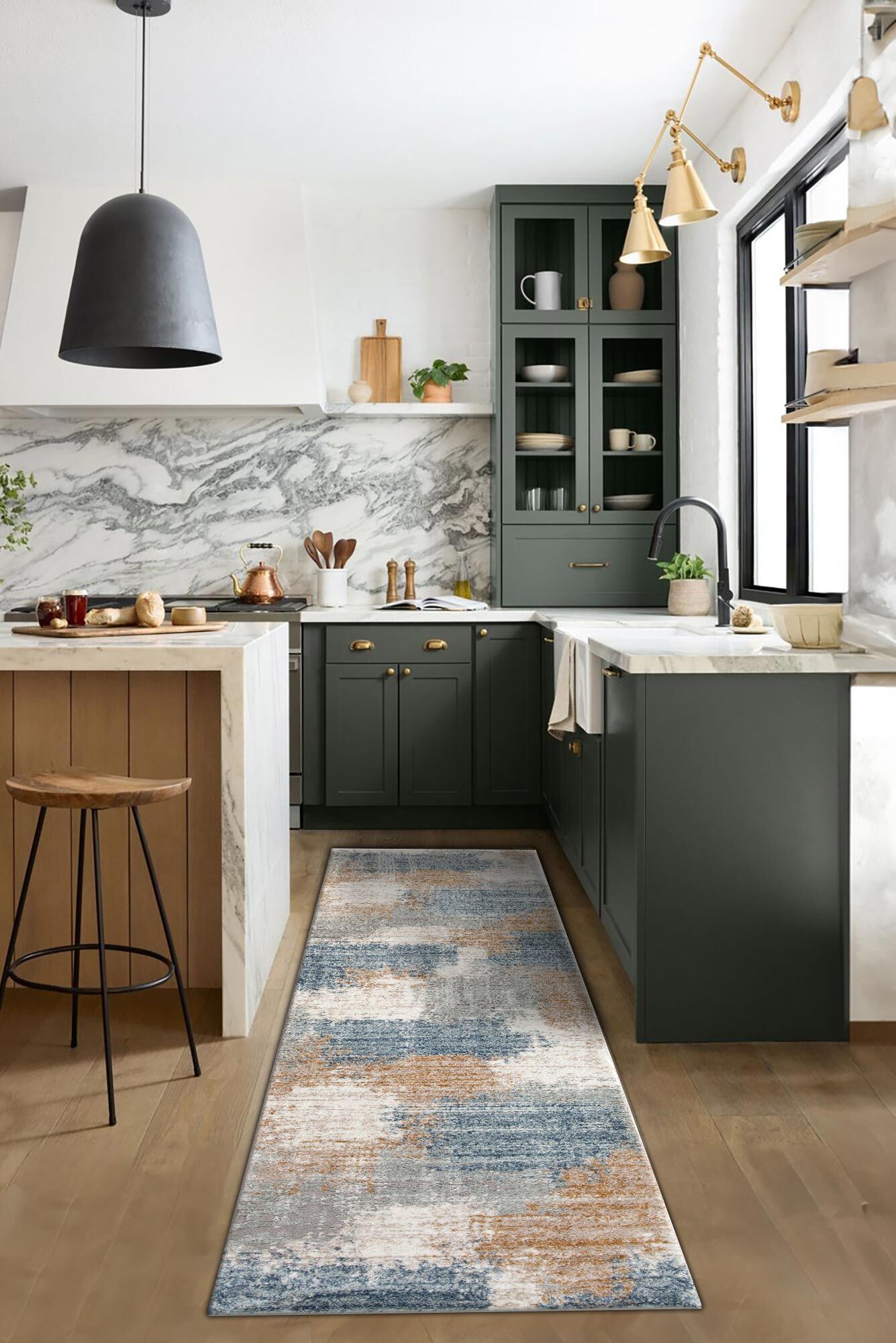 Large View Venus Modern Kitchen Runner(Size 300 x 80cm) RUNNER