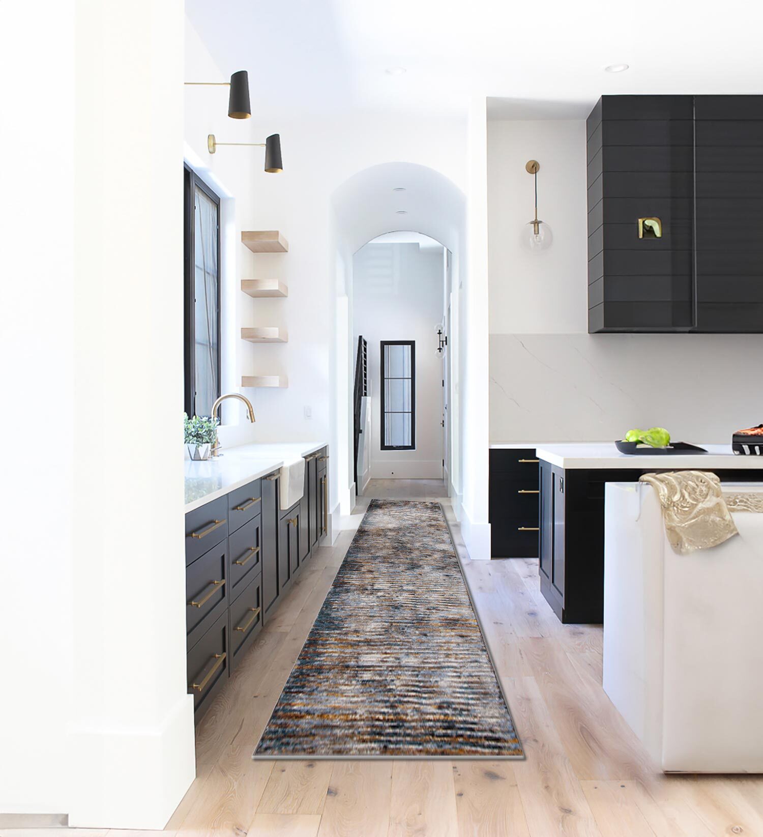Large View Vibe Contemporary Striped Rug