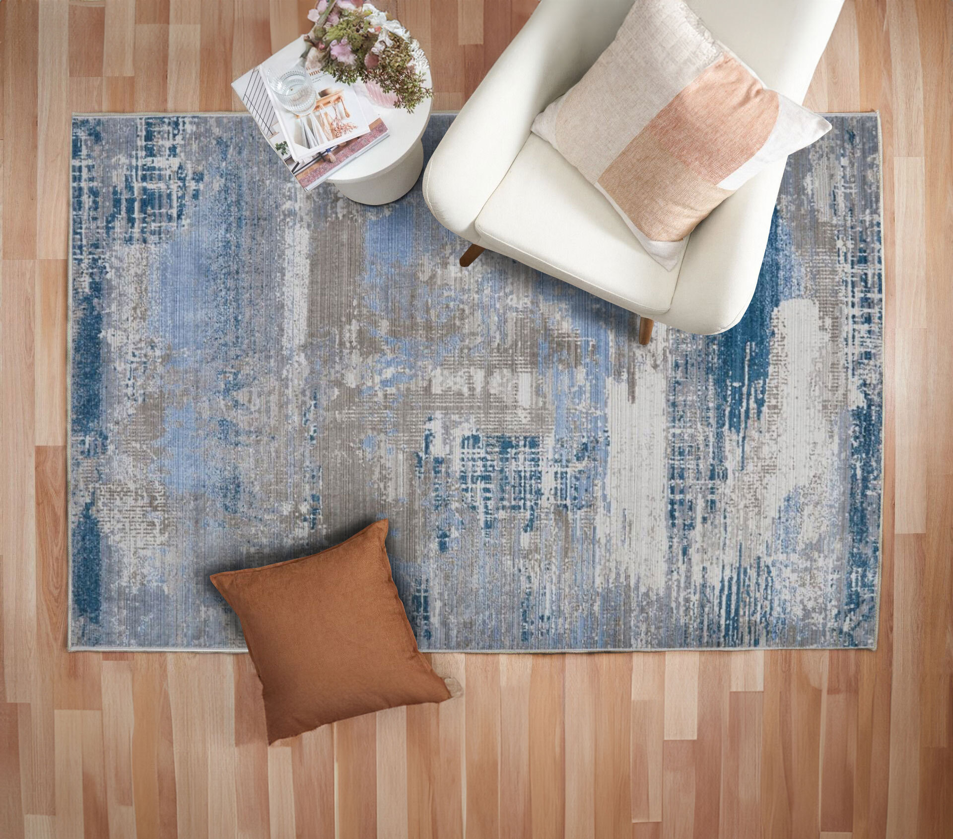 Large View Vibe Contemporary Abstract Rug