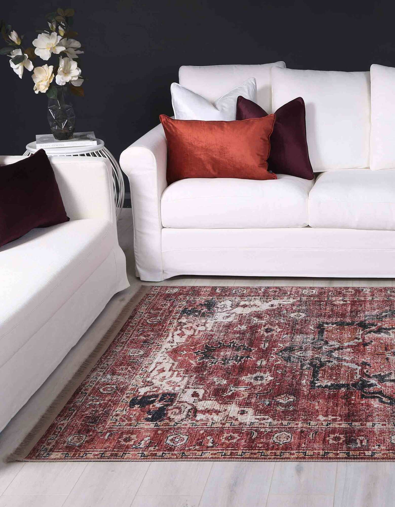 Large View Victoria Cotton Transitional Rug(Size 230 x 160cm)