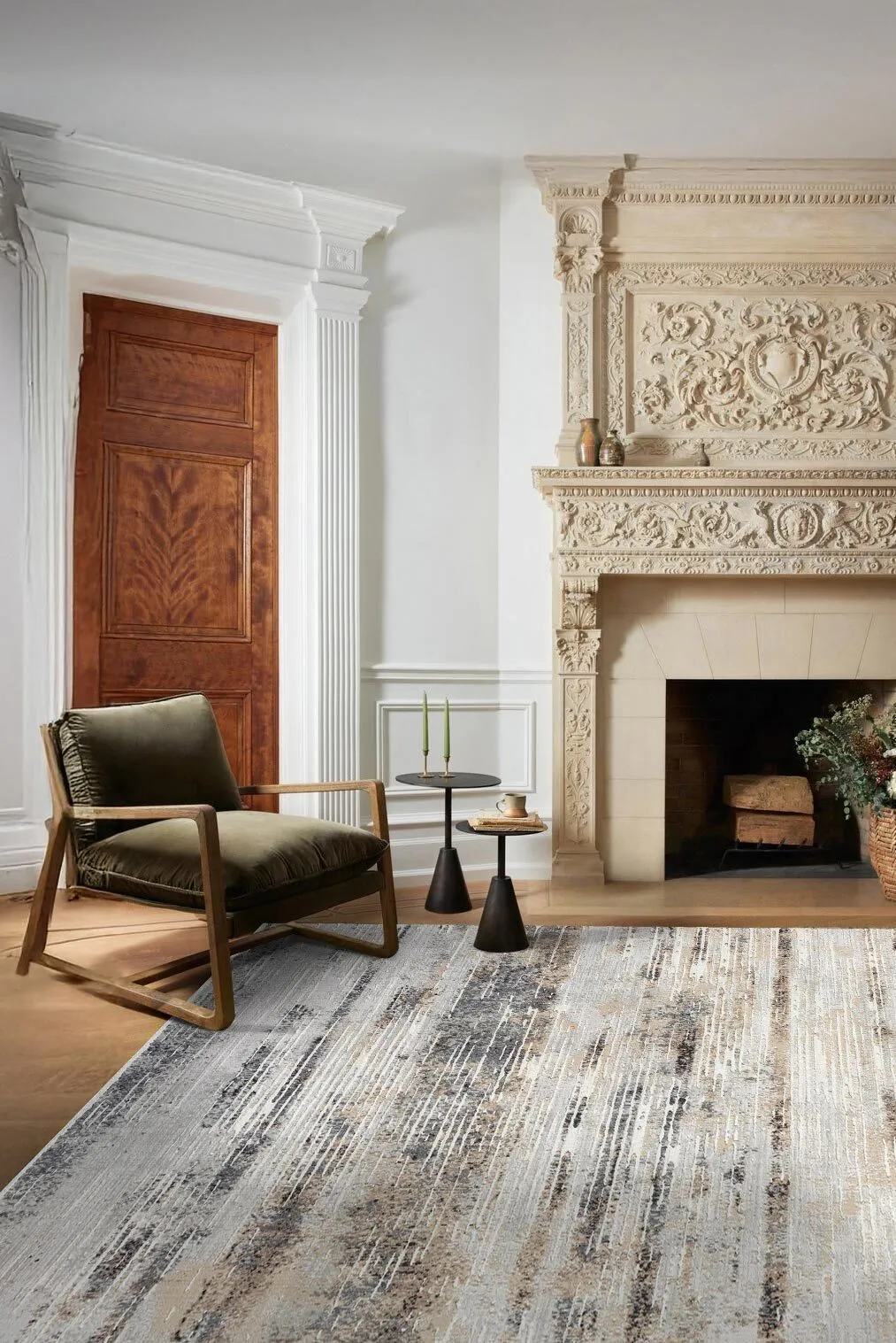 Vision Abstract Pattern Rug(Size 230 x 153cm)