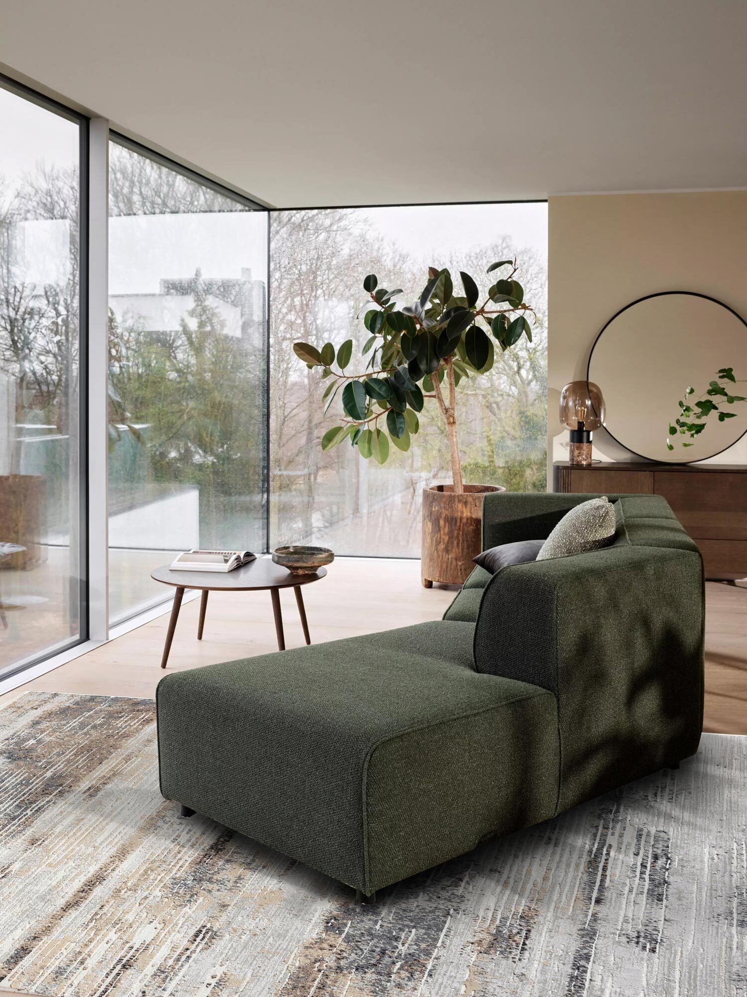 Large View Vision Abstract Pattern Rug
