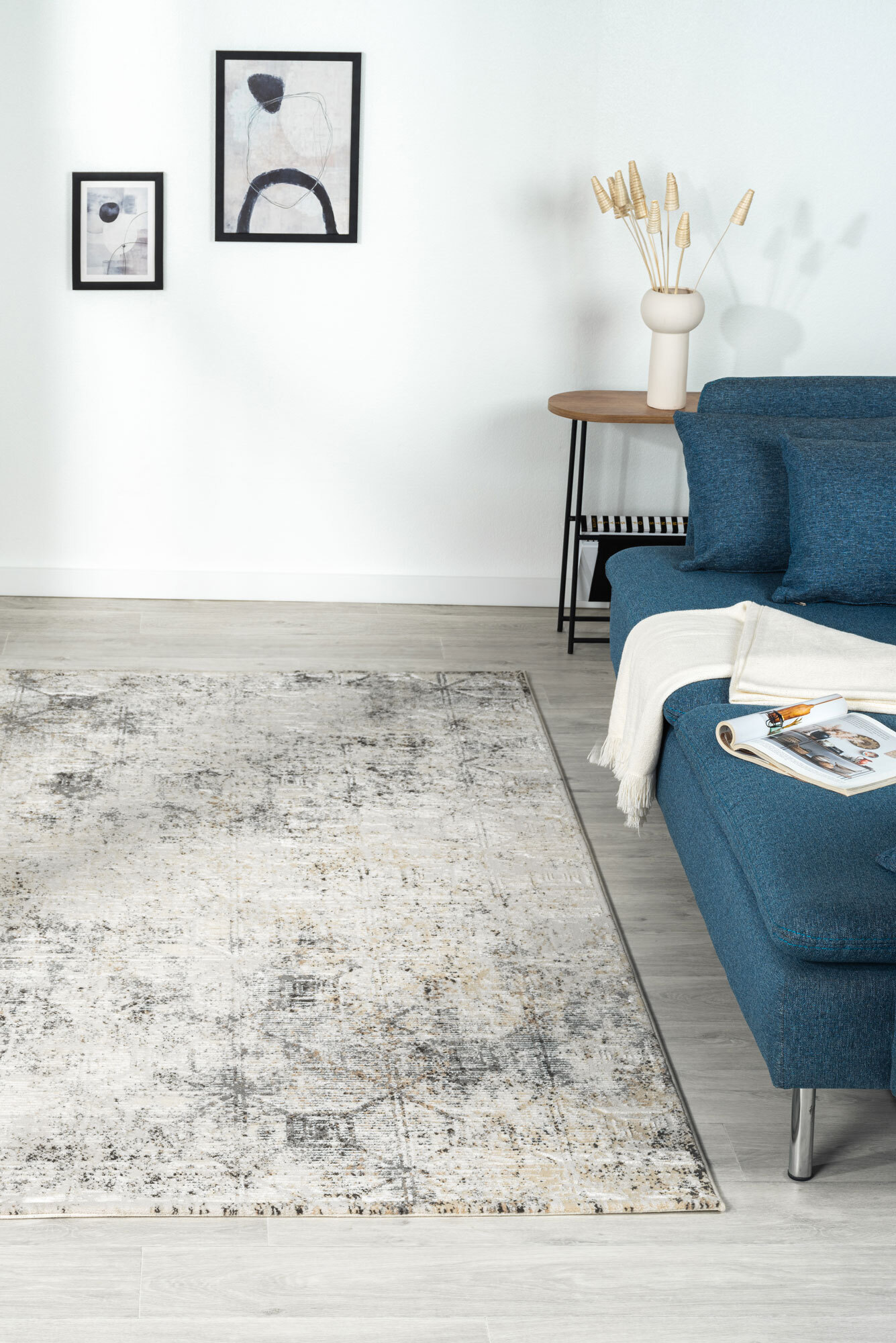 Vision Embossed Abstract Rug(Size 230 x 153cm)