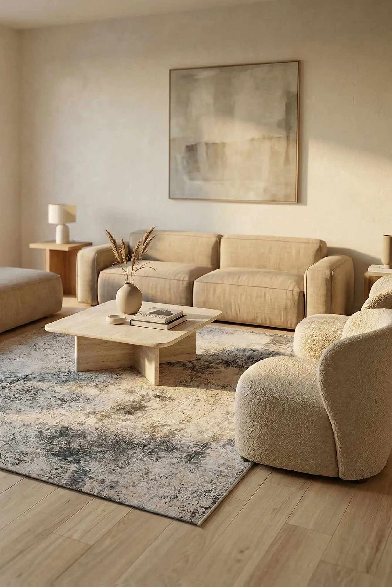 Vision Rumpus Room Rug VIS9604-GRE(Size 290 x 190cm)