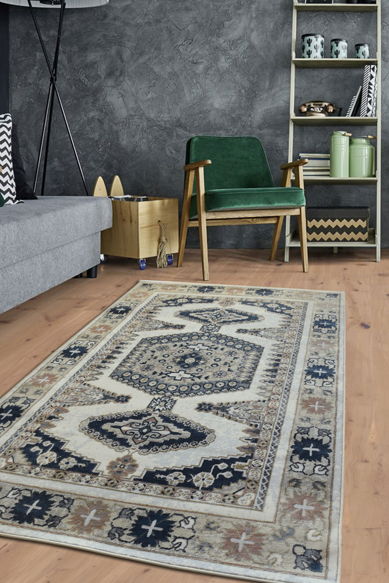 Valentino Tribal Medallion Rug(Size 170 x 120cm)