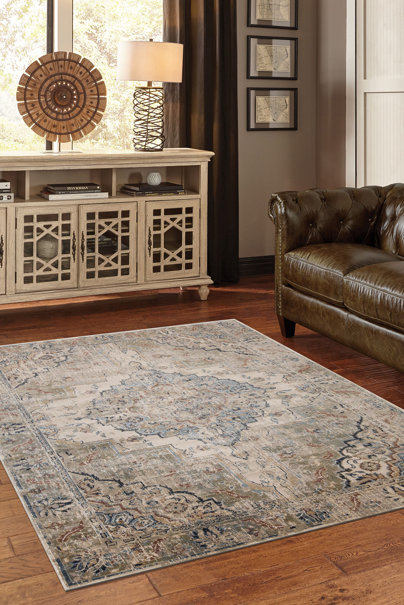 Wazir Traditional Medallion Rug(Size 170 x 120cm)