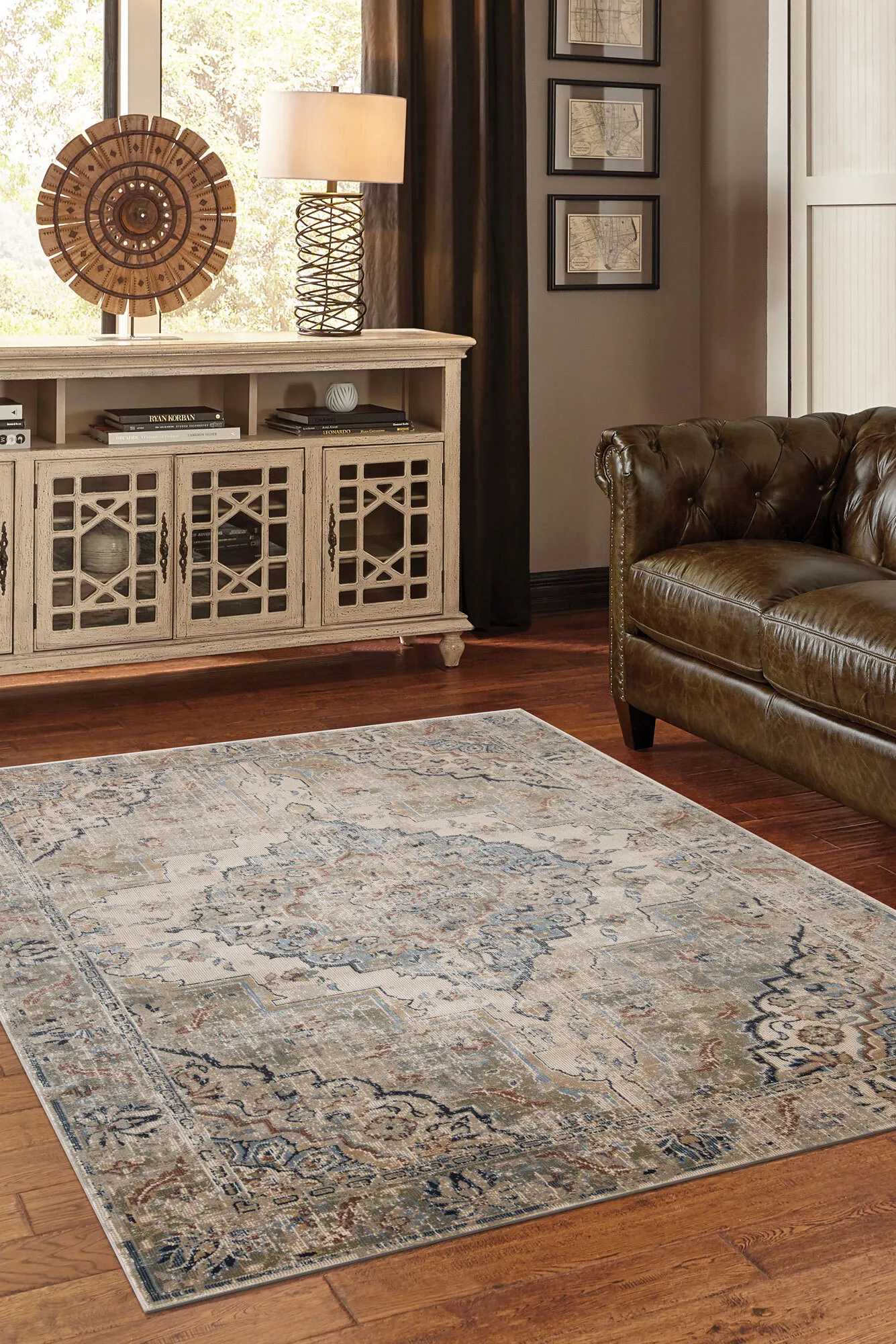Wazir Traditional Medallion Rug(Size 235 x 160cm)