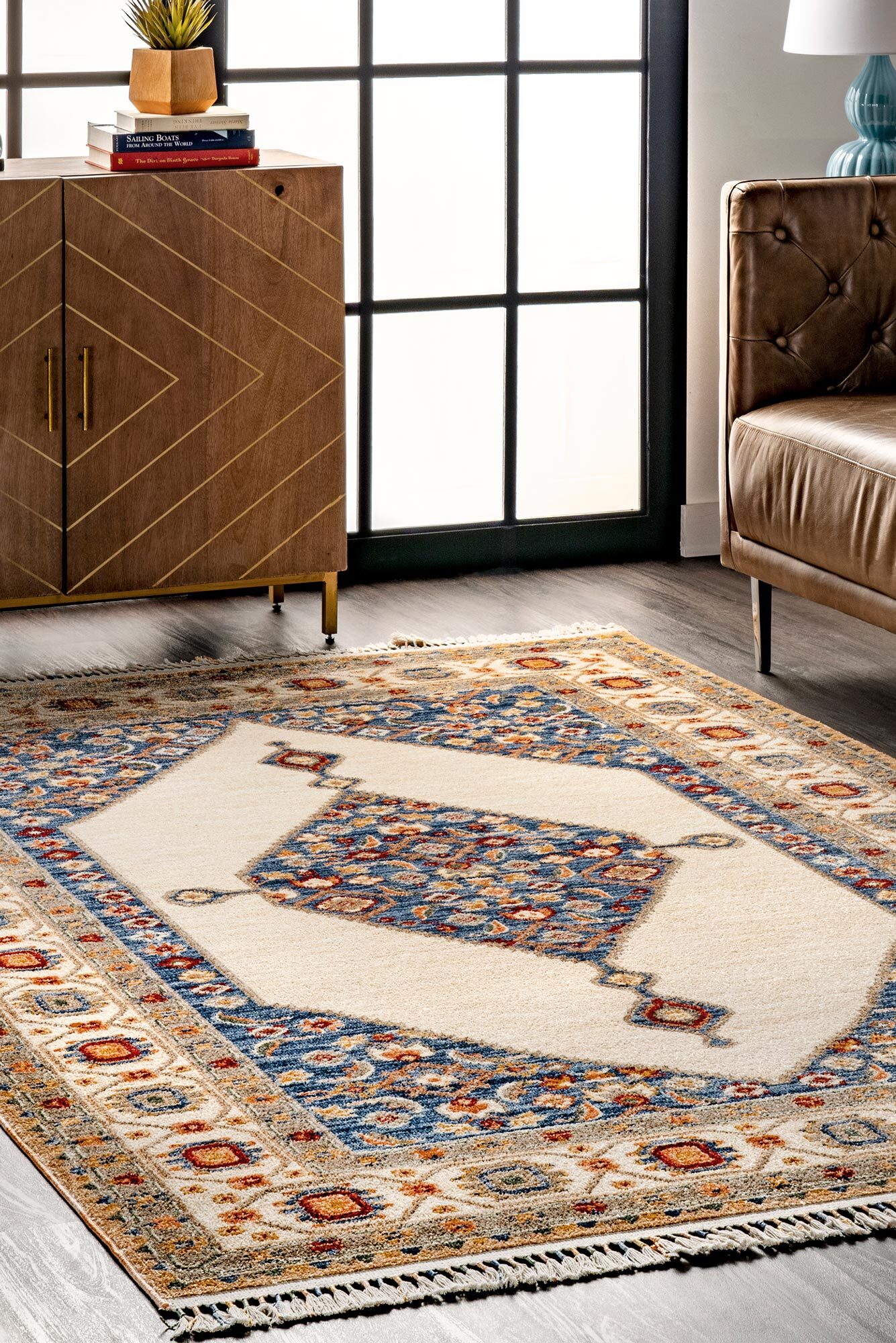 Ziegler Traditional Medallion Rug(Size 230 x 160cm)