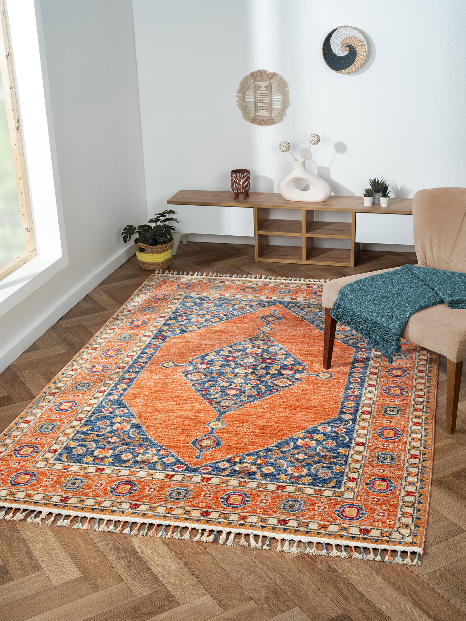 Ziegler Traditional Medallion Rug(Size 230 x 160cm)